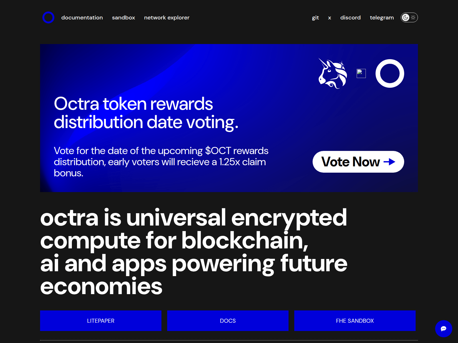 Screenshot of allocation-octra.org