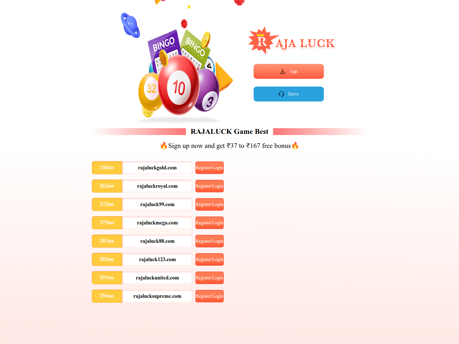 Screenshot of tocqj25178.myrajalucks.com