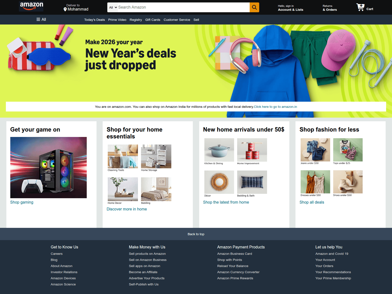 Screenshot of mohammadbinshora.github.io