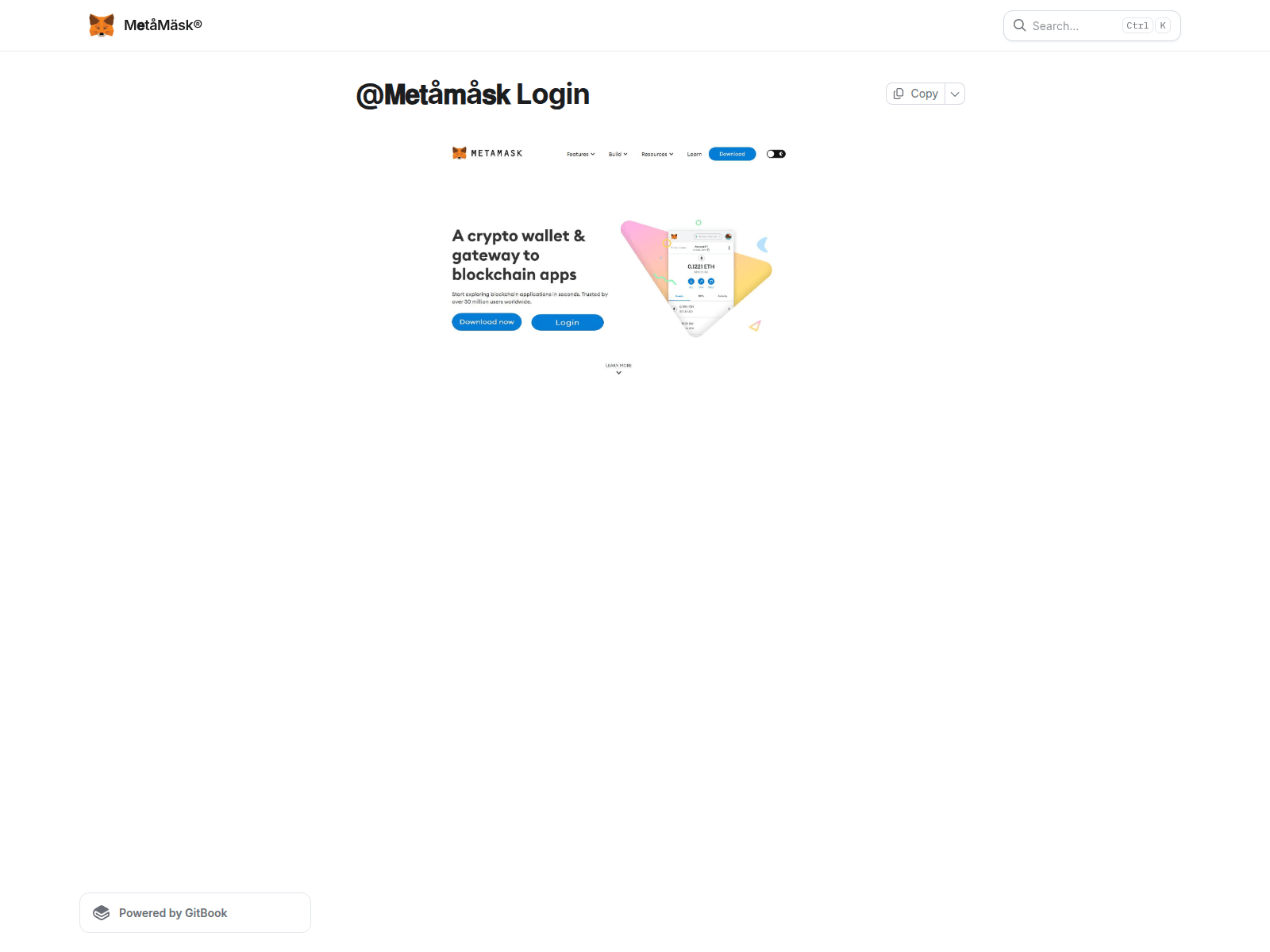 Screenshot of metmsklogn.gitbook.io