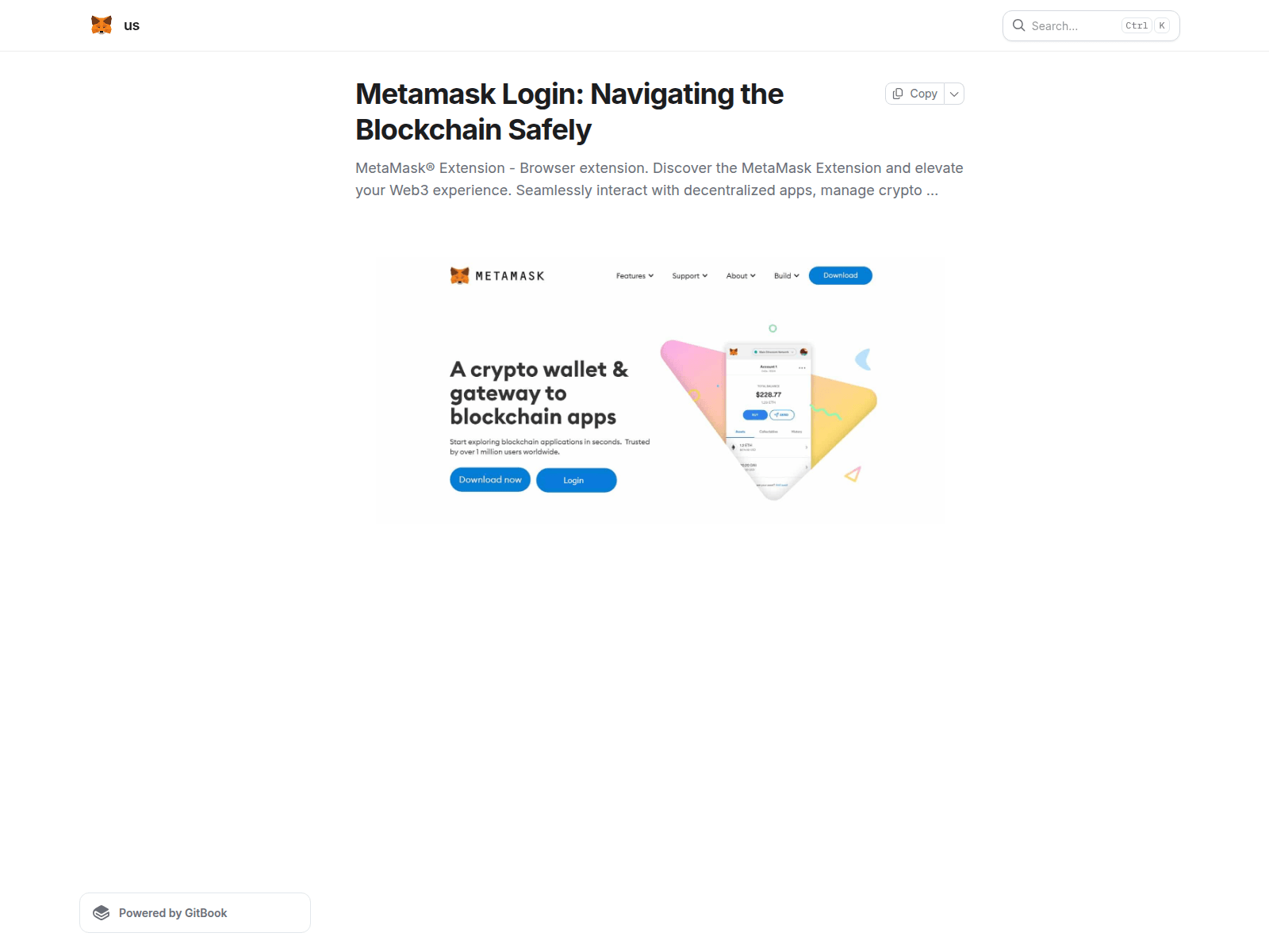 Screenshot of metamkklog.gitbook.io