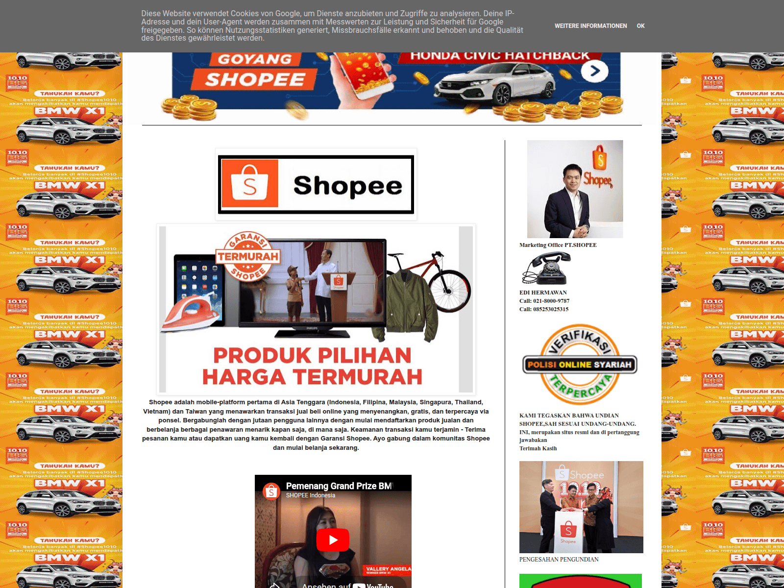 Screenshot of pt-shopee5315.blogspot.com