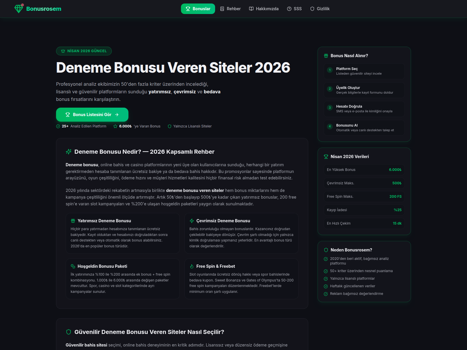 Screenshot of bonusrosem.com