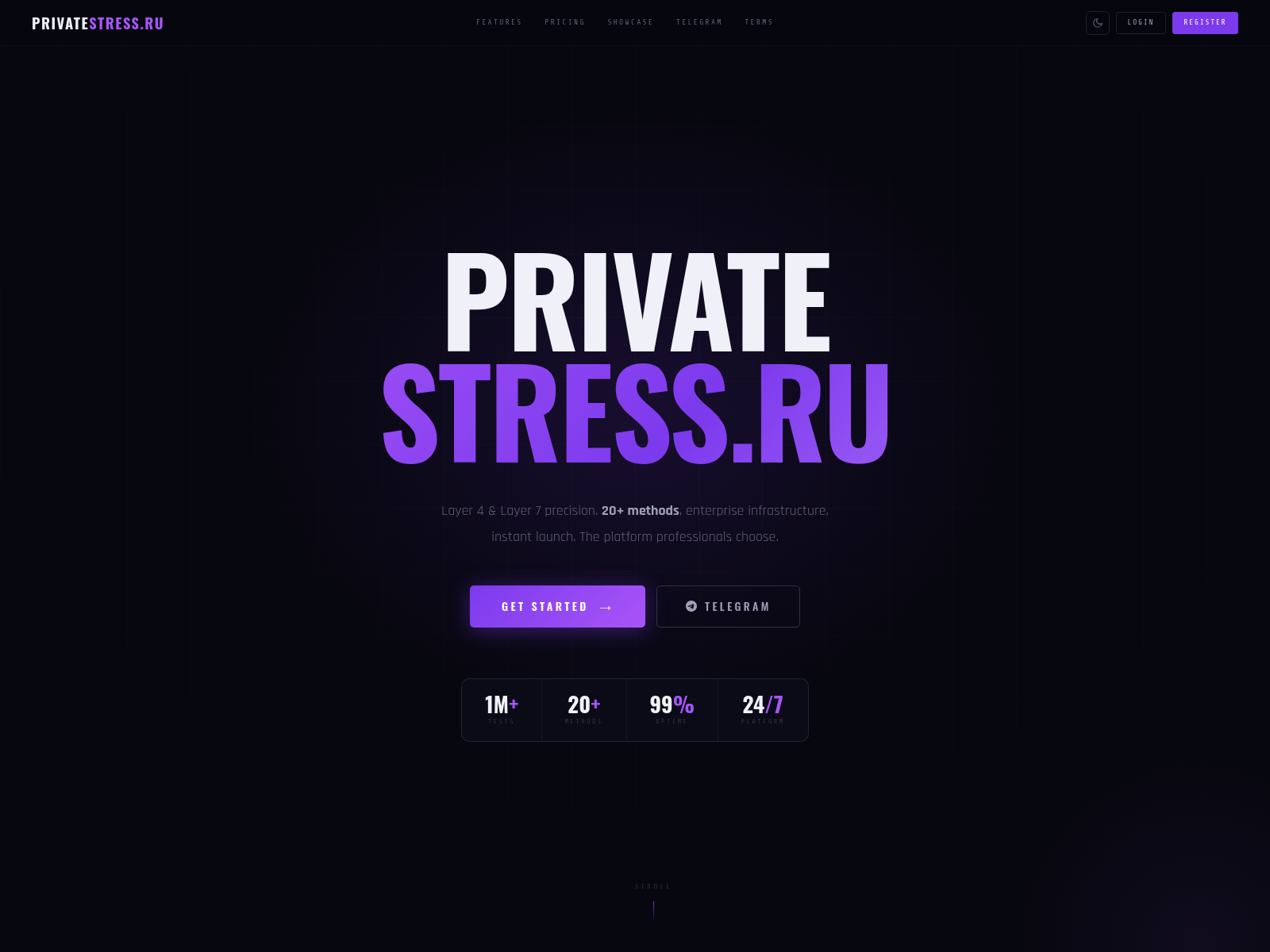 Screenshot of privatestress.ru