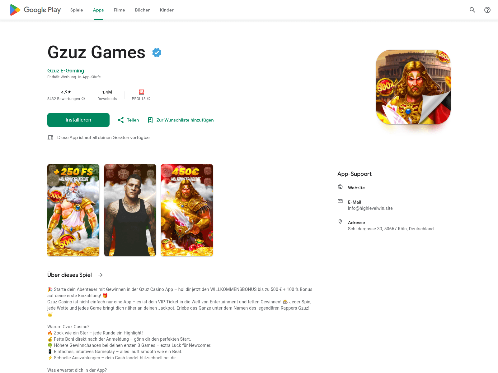 Screenshot of highlevelwin.site