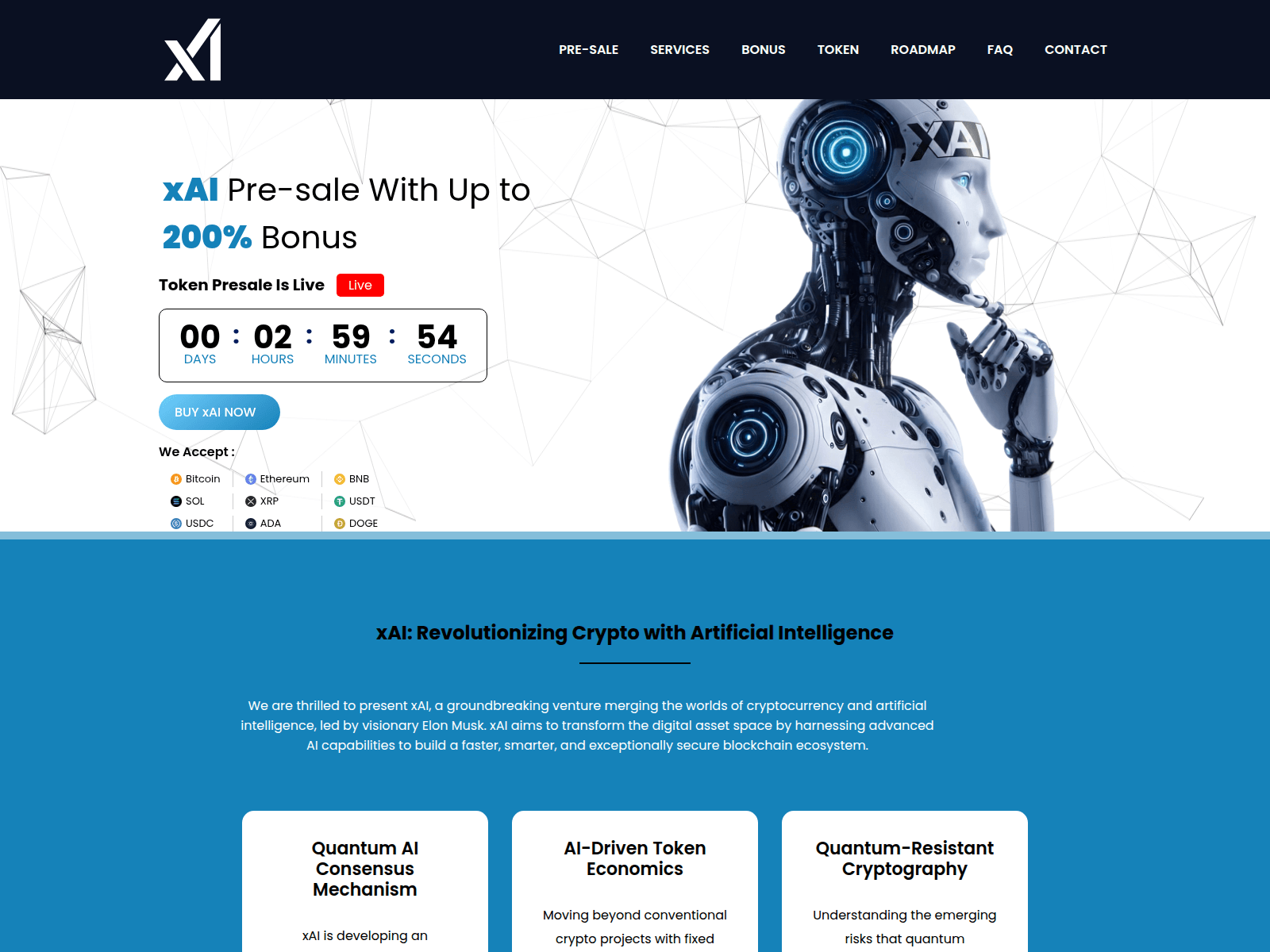 Screenshot of buyxai.org