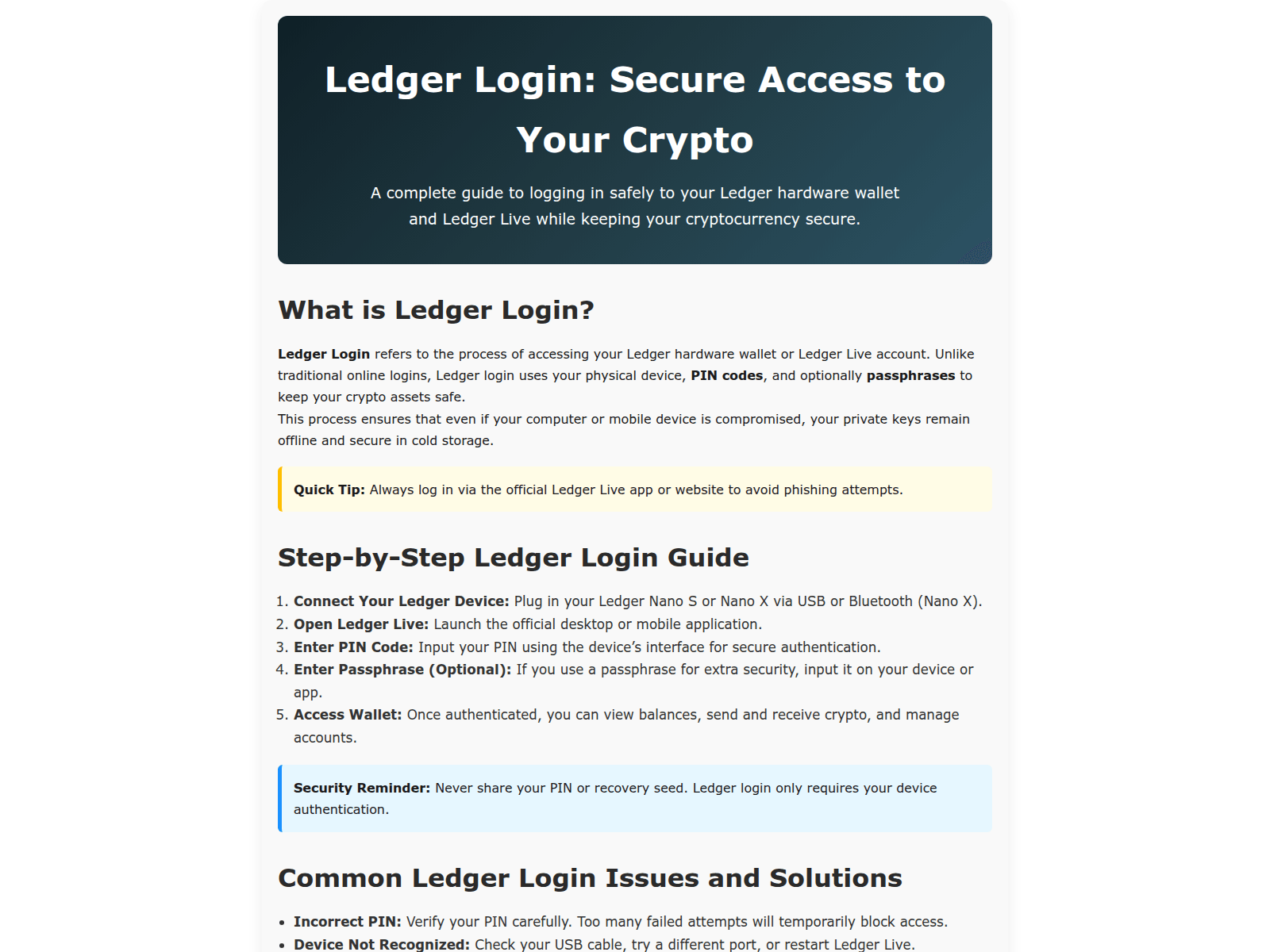 Screenshot of lidger-log-in-learn.pages.dev