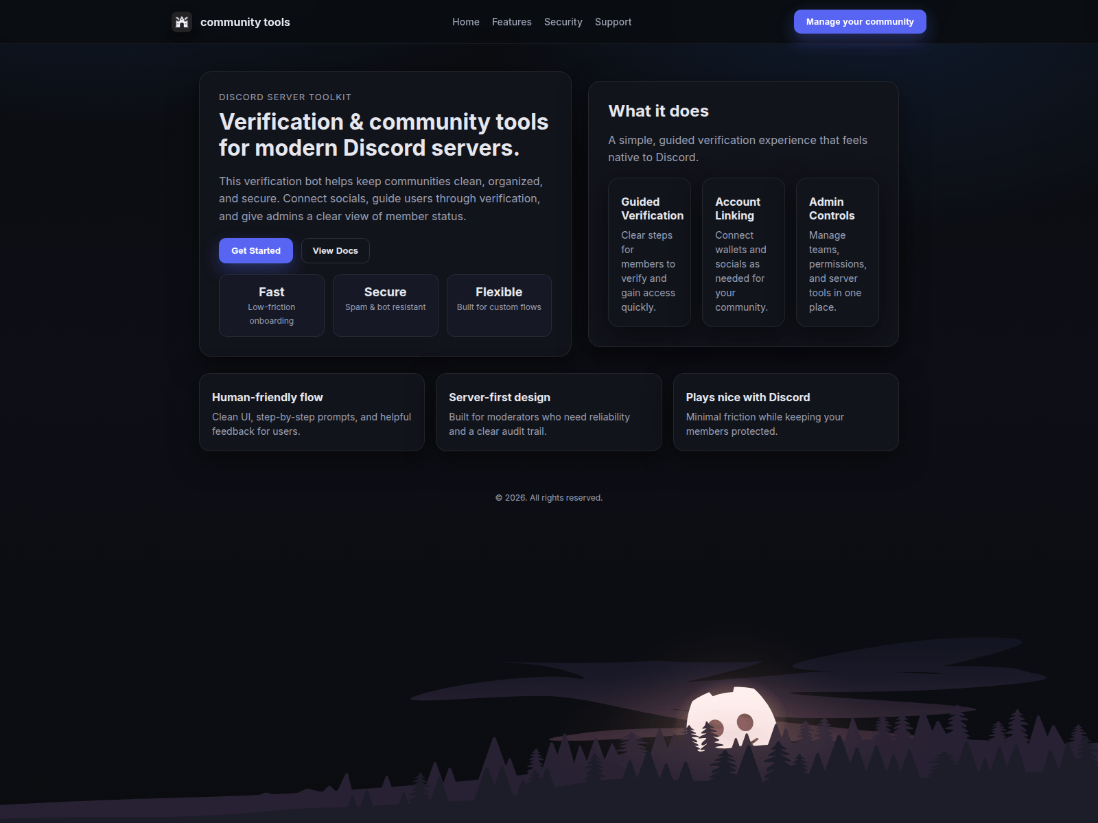 Screenshot of guildos.org