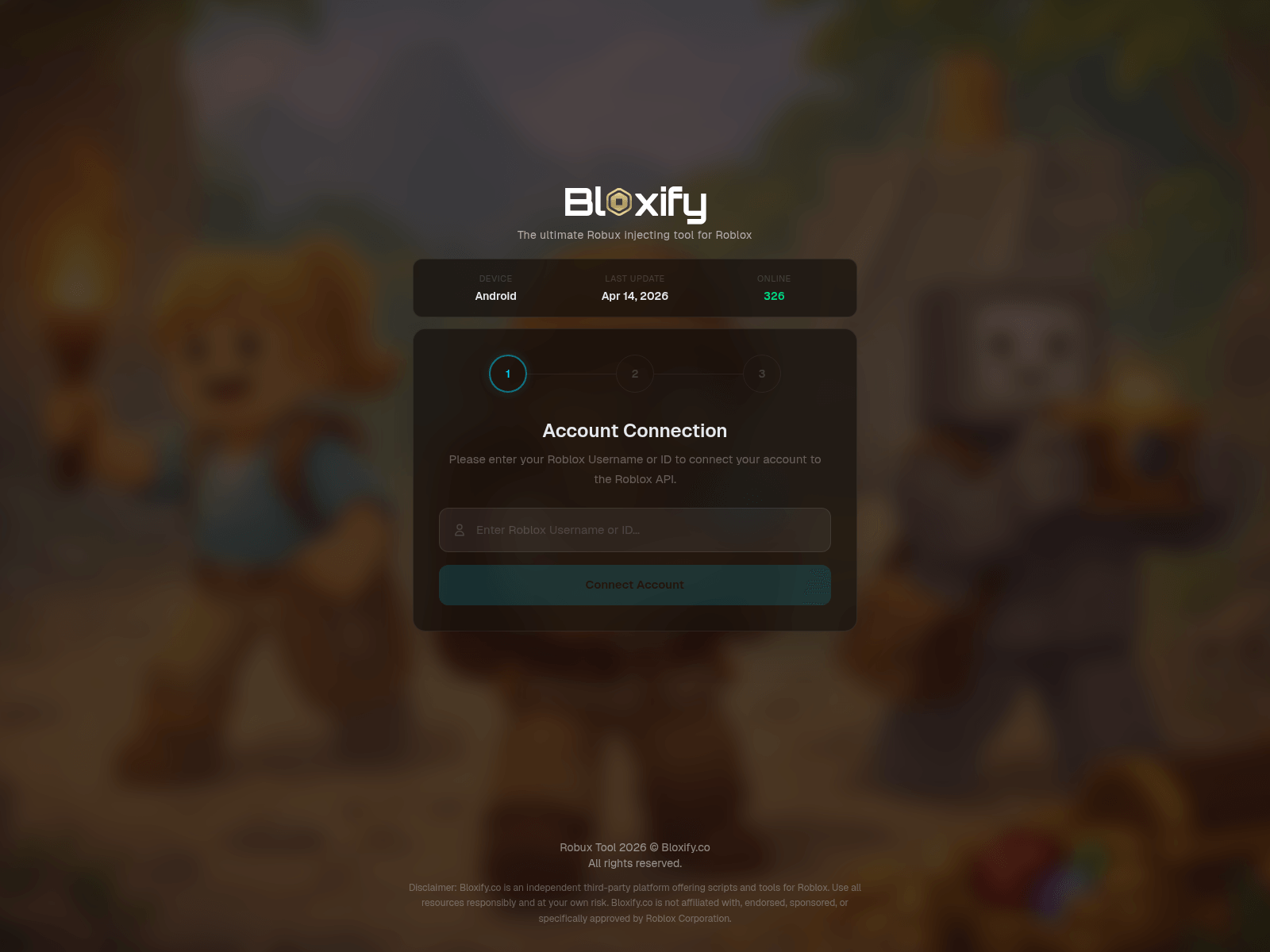 Screenshot of bloxify.co