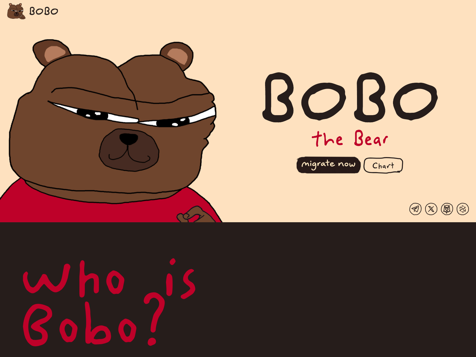 Screenshot of bobothebear.live