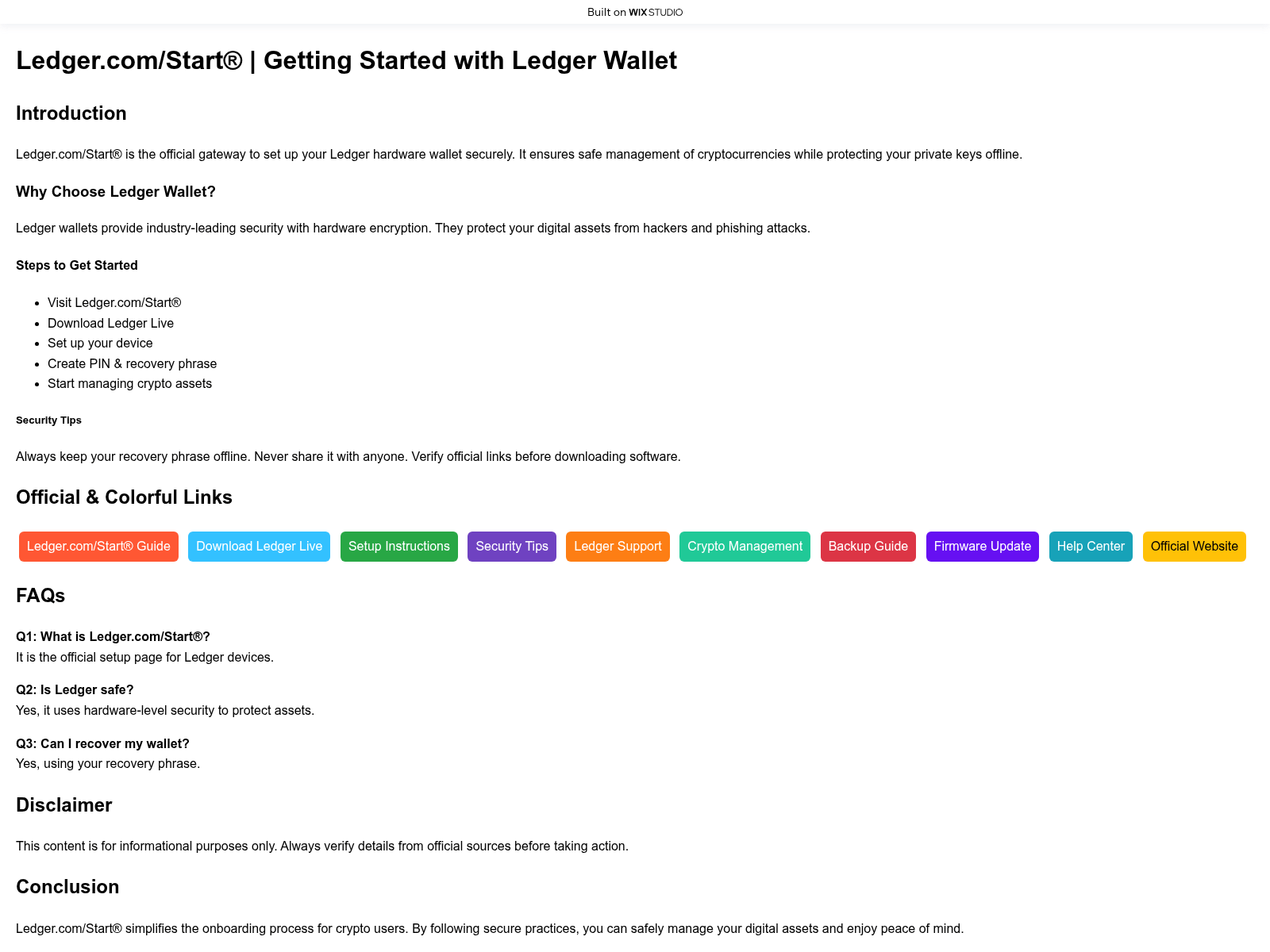 Screenshot of intro-homepage.wixstudio.com