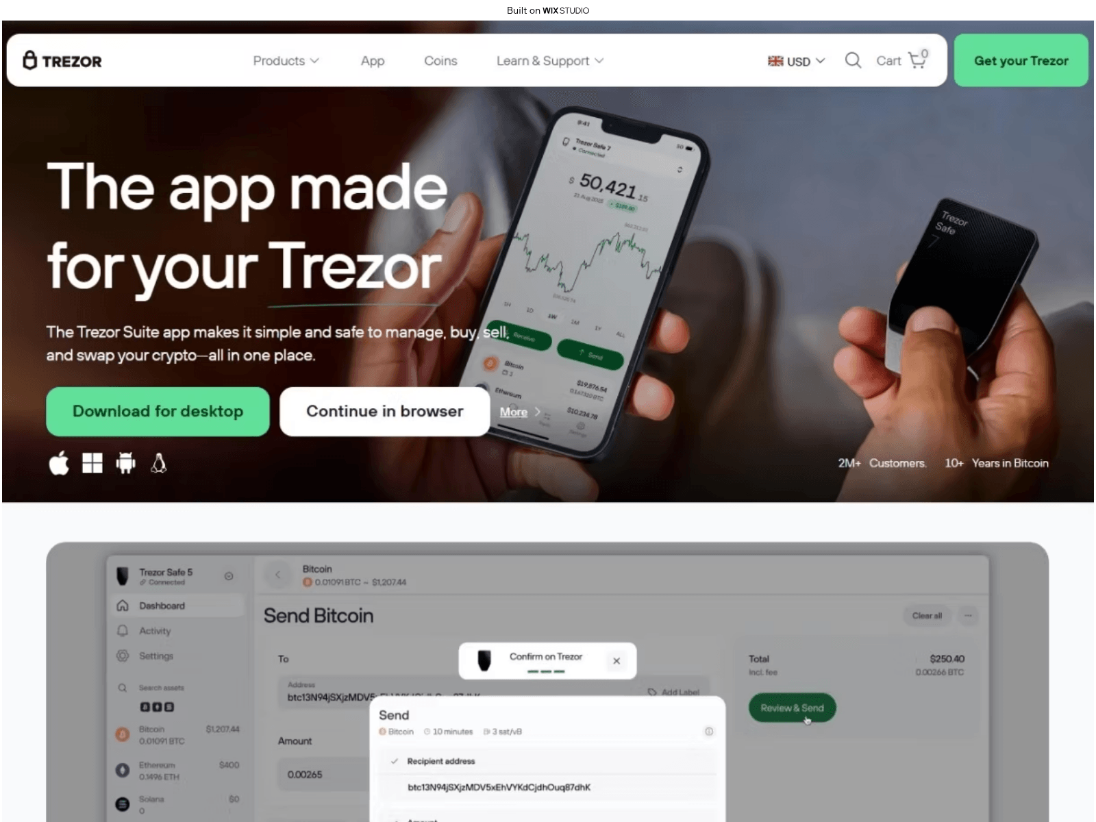 Screenshot of suiteapp-trzosuite.wixstudio.com