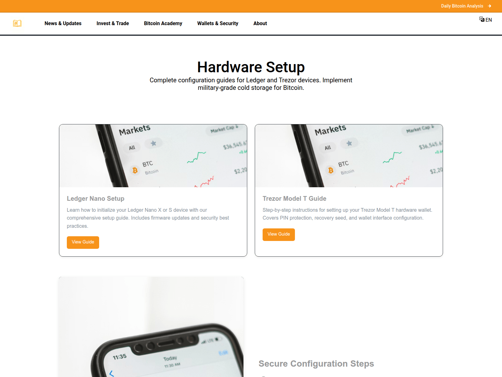 Screenshot of btcreads.com