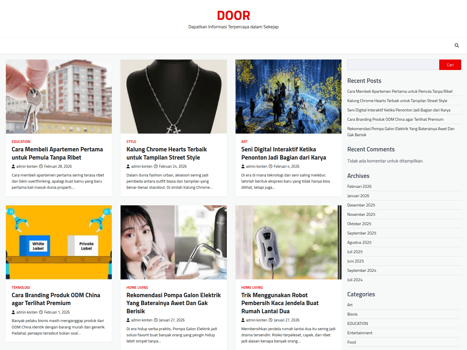 Screenshot of gomberg.net