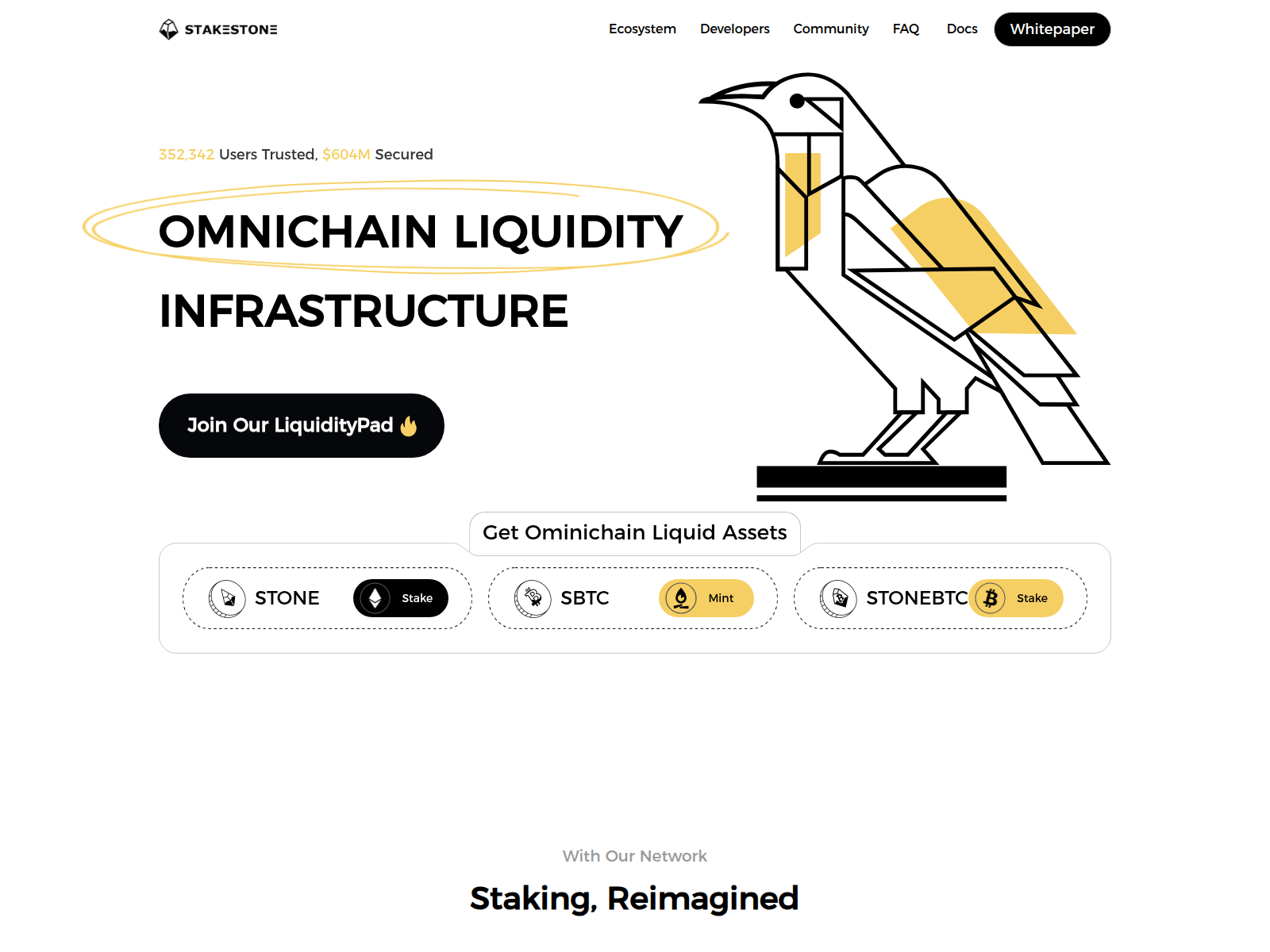 Screenshot of staketsone.cc