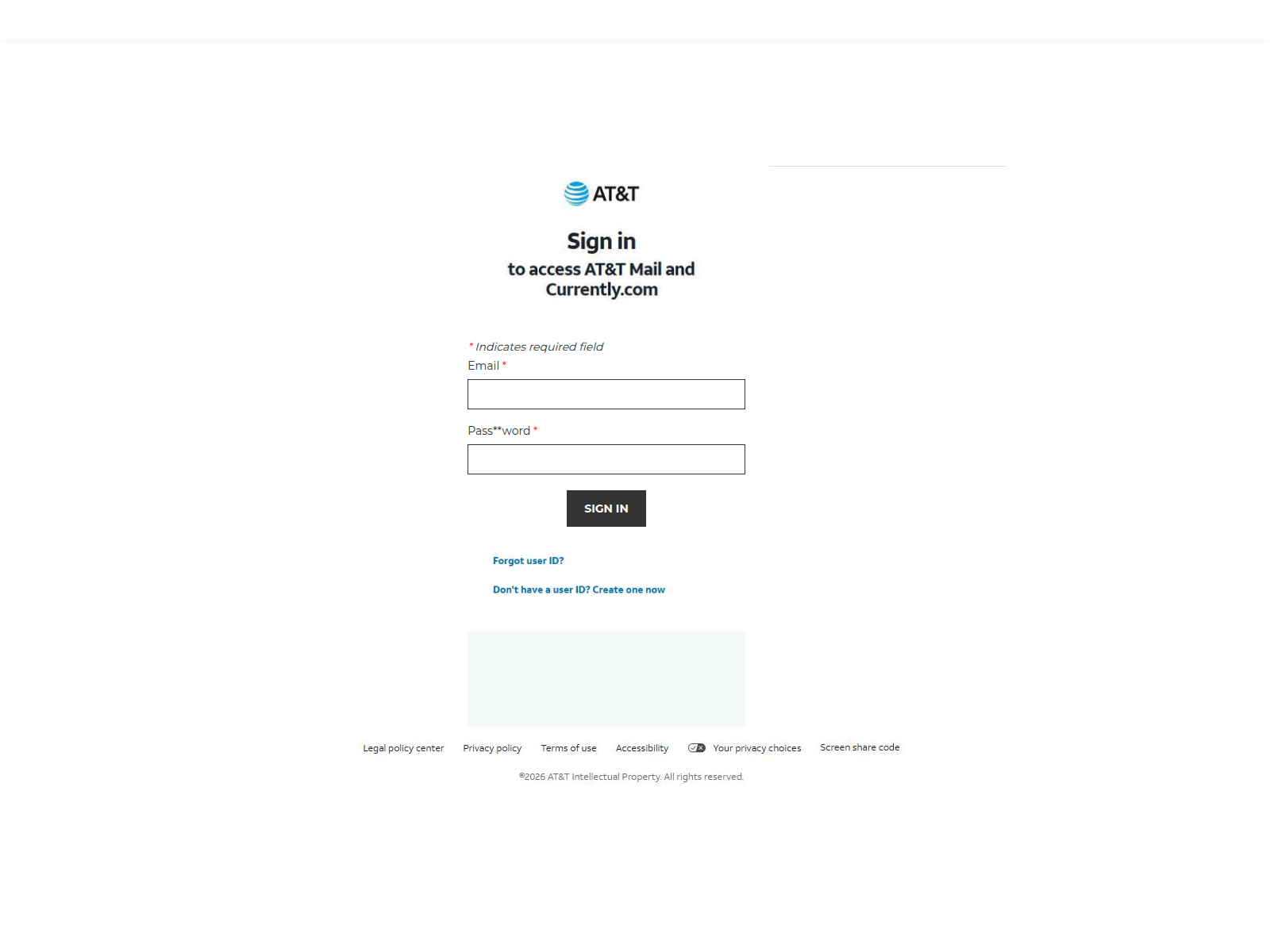 Screenshot of attcurrentlymaill.weebly.com