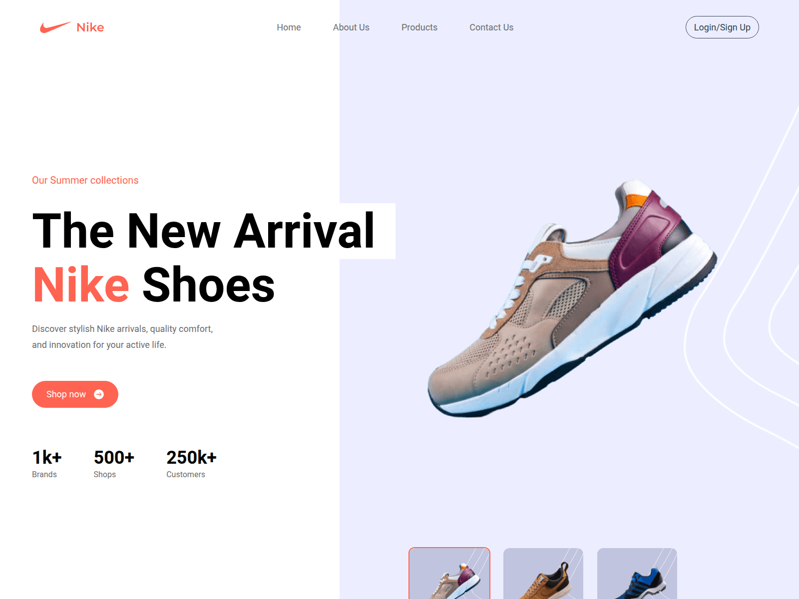Screenshot of nike-cyan-three.vercel.app