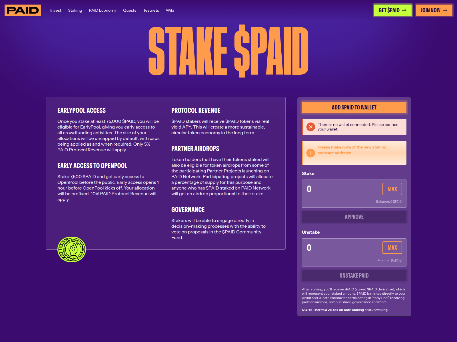 Screenshot of paidnetwork.pages.dev
