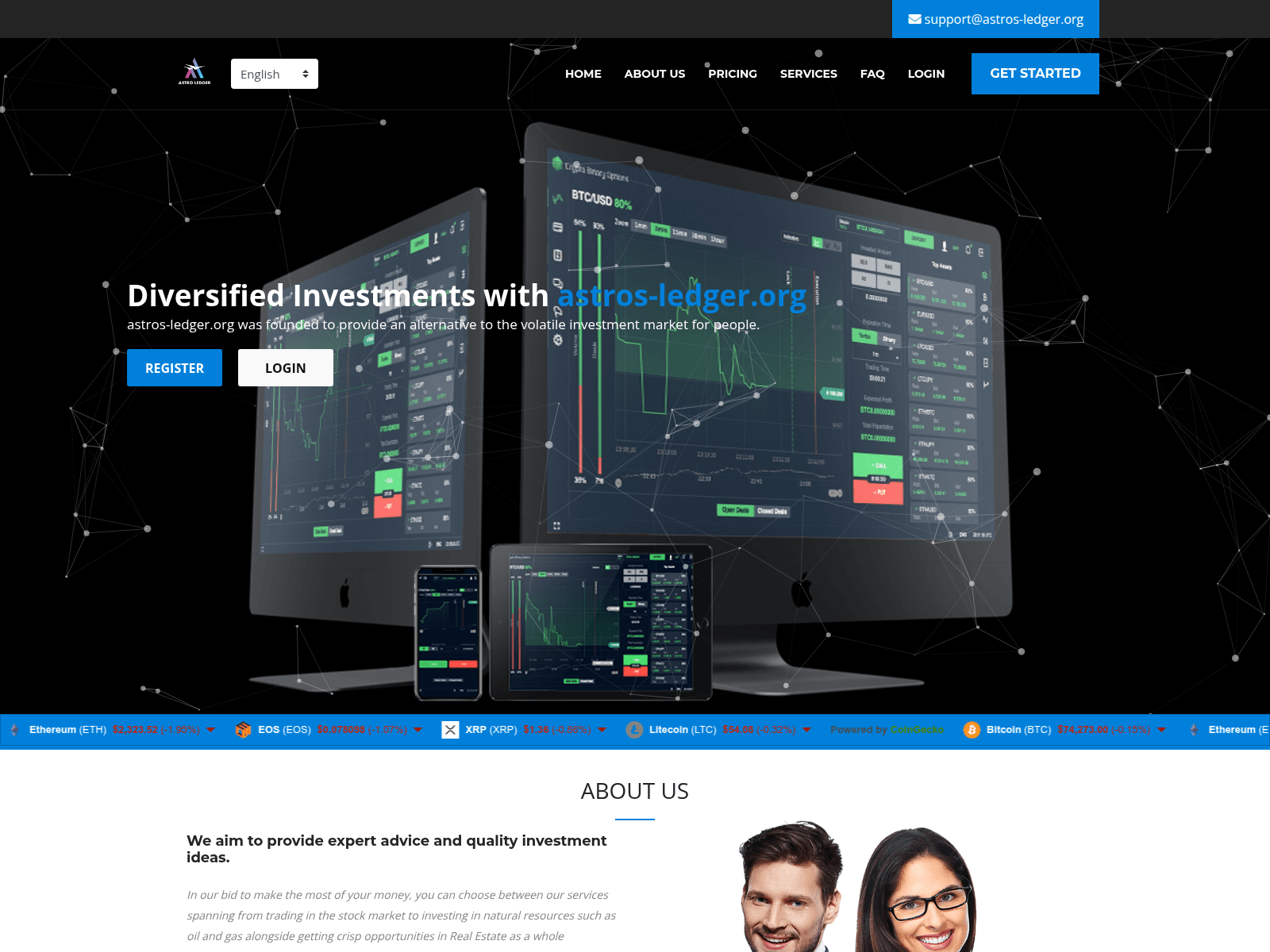 Screenshot of astros-ledger.org