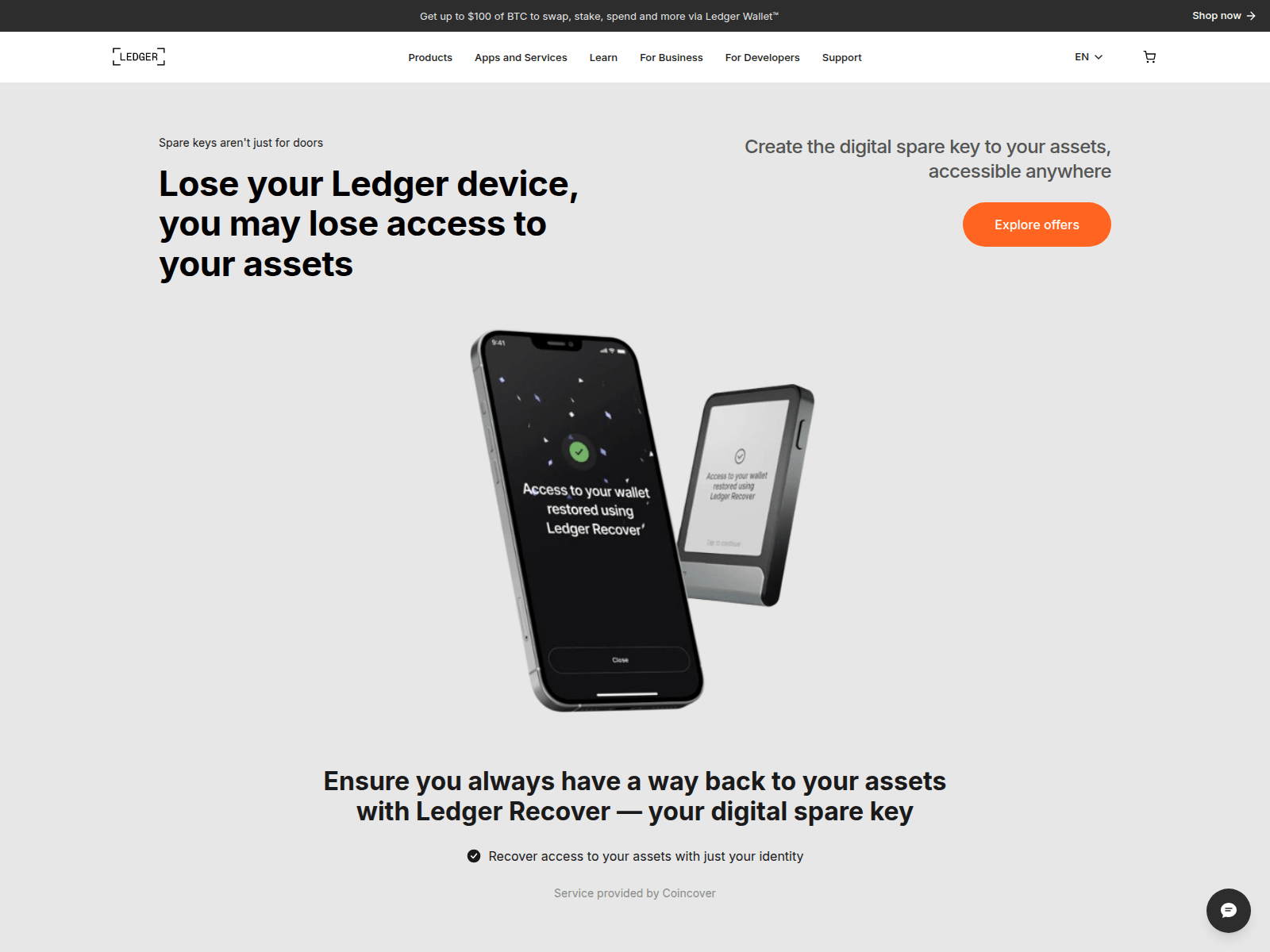 Screenshot of myrecoveryledger.com