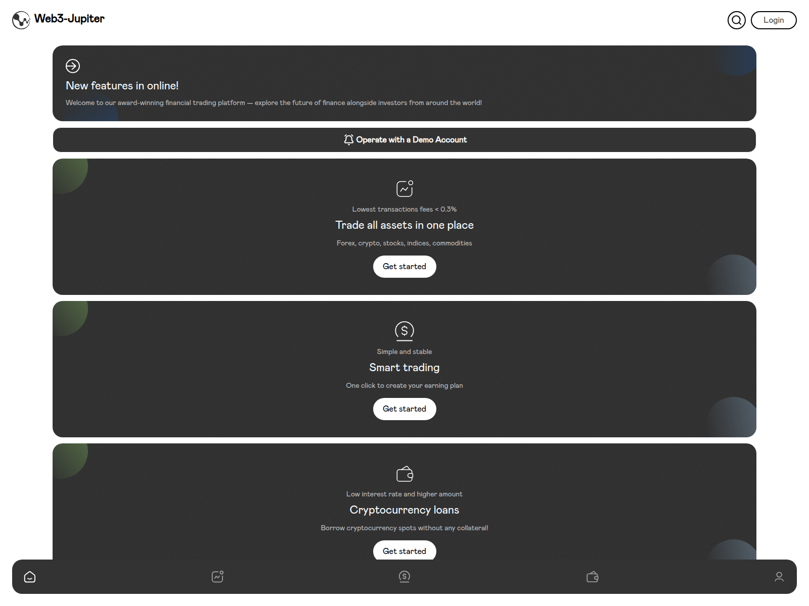 Screenshot of web3-jupiter.net