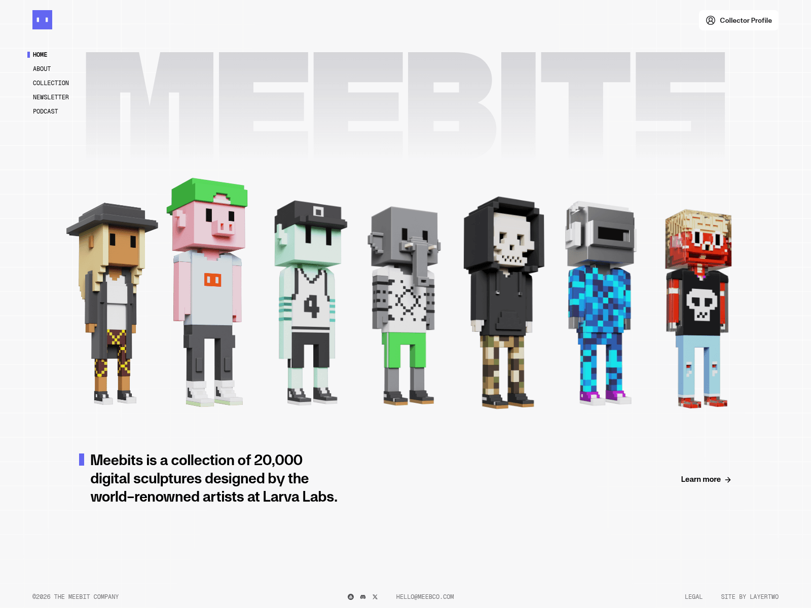 Screenshot of meebits.futbol