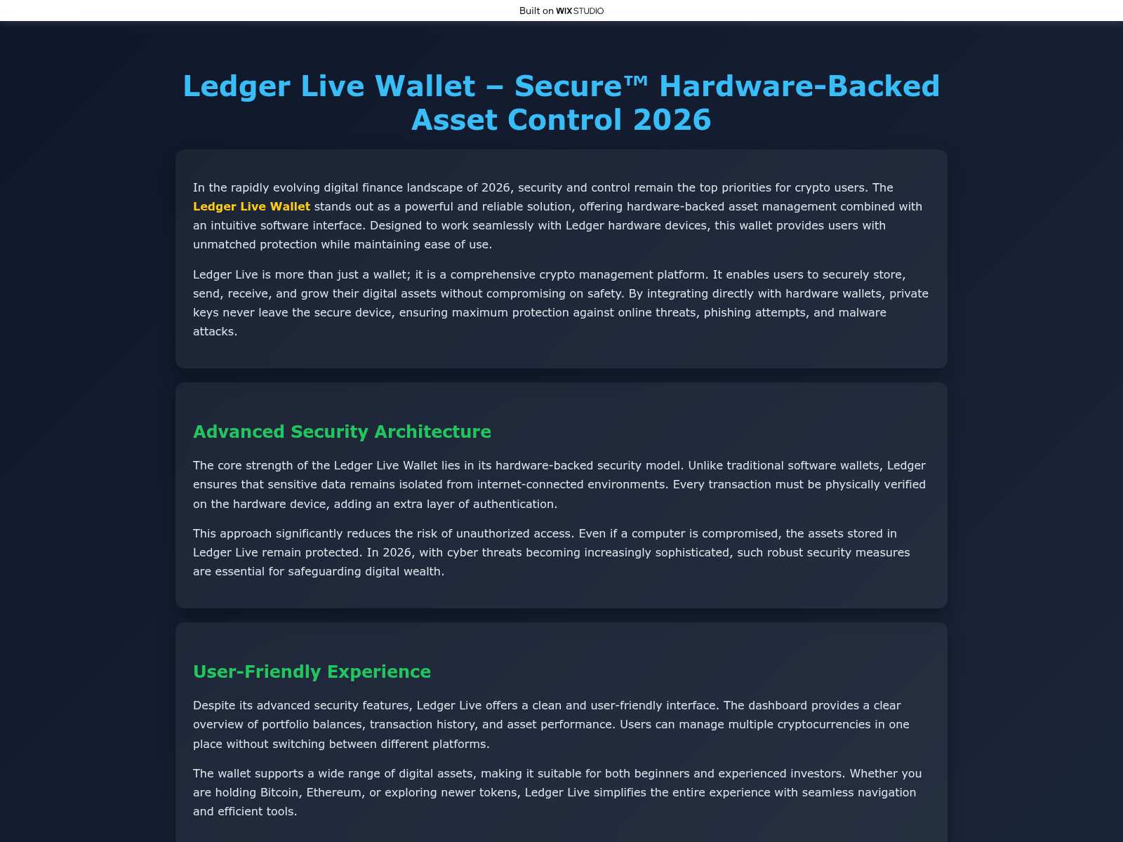 Screenshot of official-platform-us.wixstudio.com