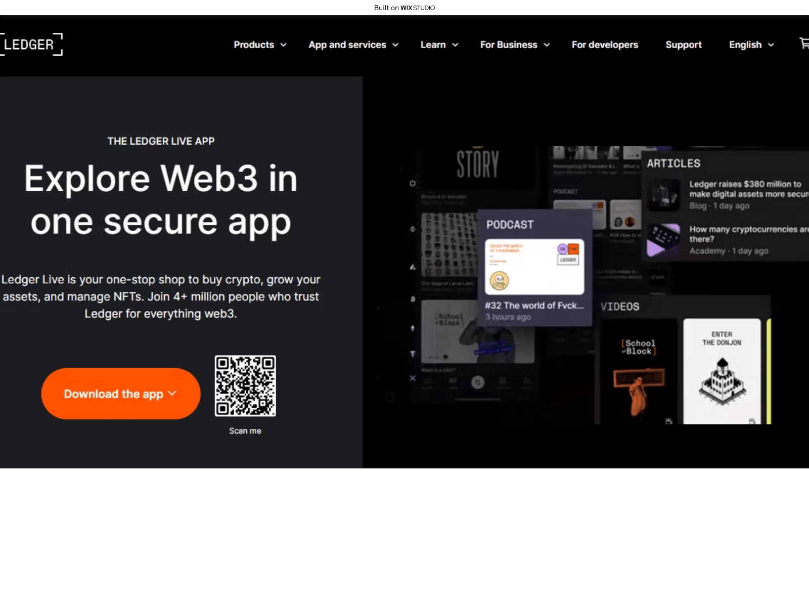 Screenshot of digital-desktop.wixstudio.com