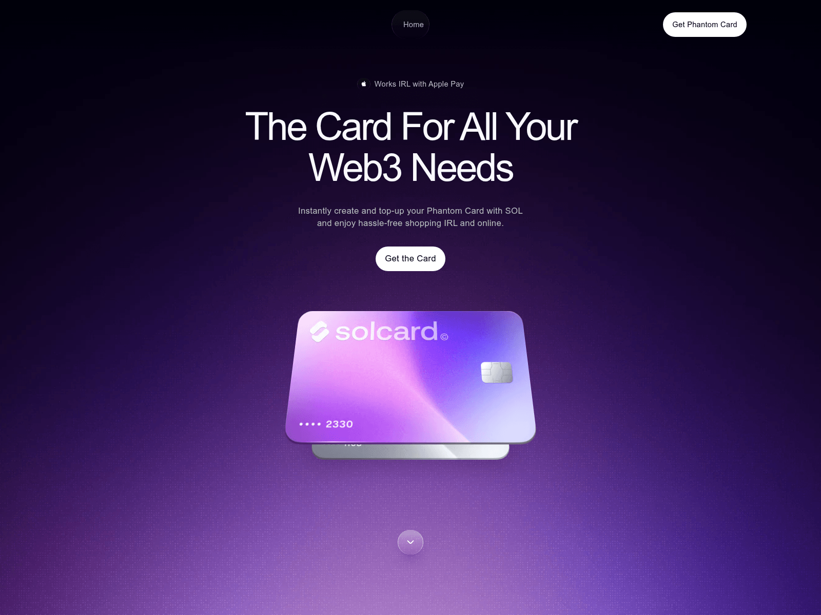 Screenshot of card-phantom.icu