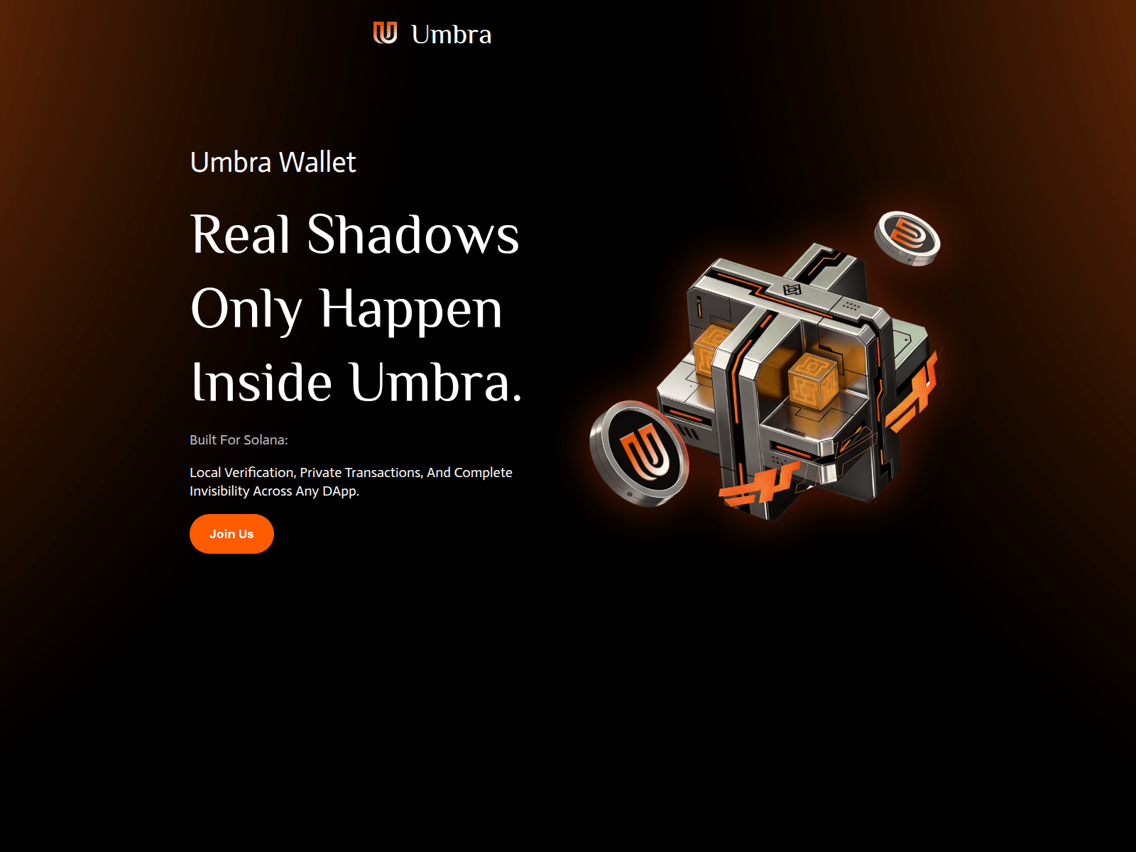 Screenshot of umbratoken.xyz