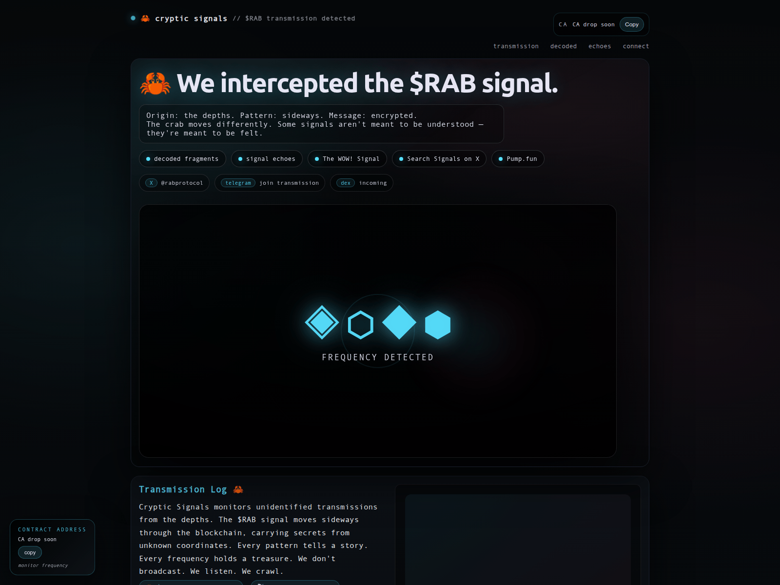 Screenshot of rabprotocol.xyz
