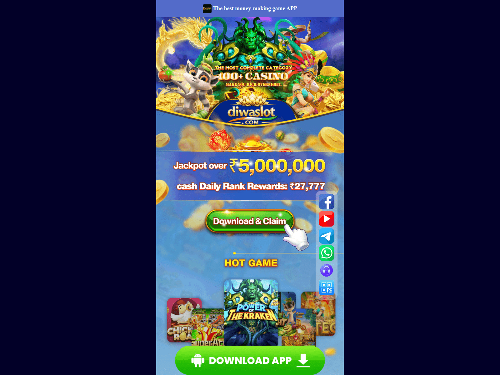 Screenshot of diwaslot.xyz