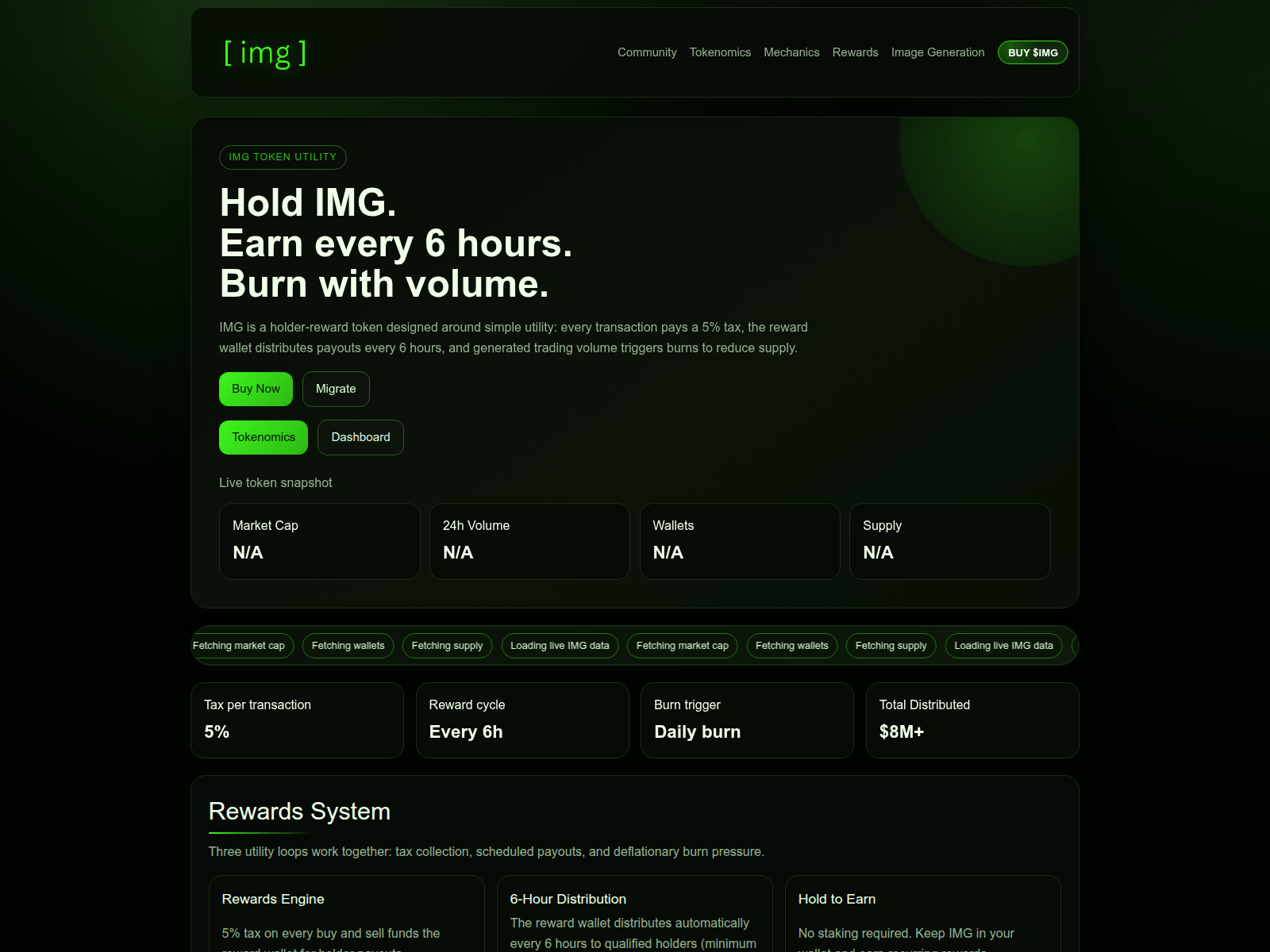 Screenshot of img-solana.live