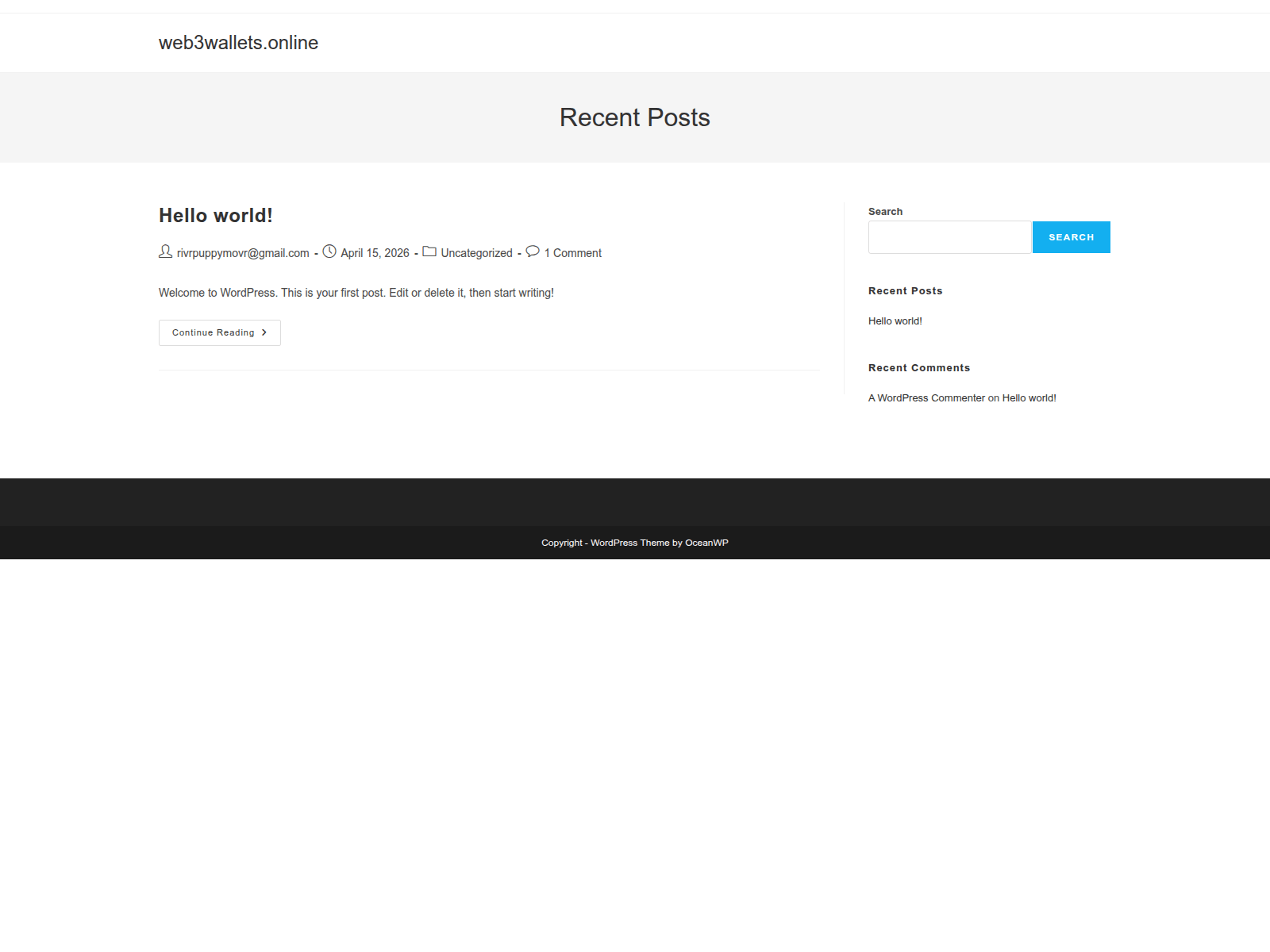 Screenshot of web3wallets.online