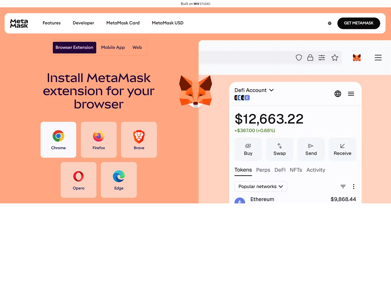 Screenshot of metamskcdn.wixstudio.com