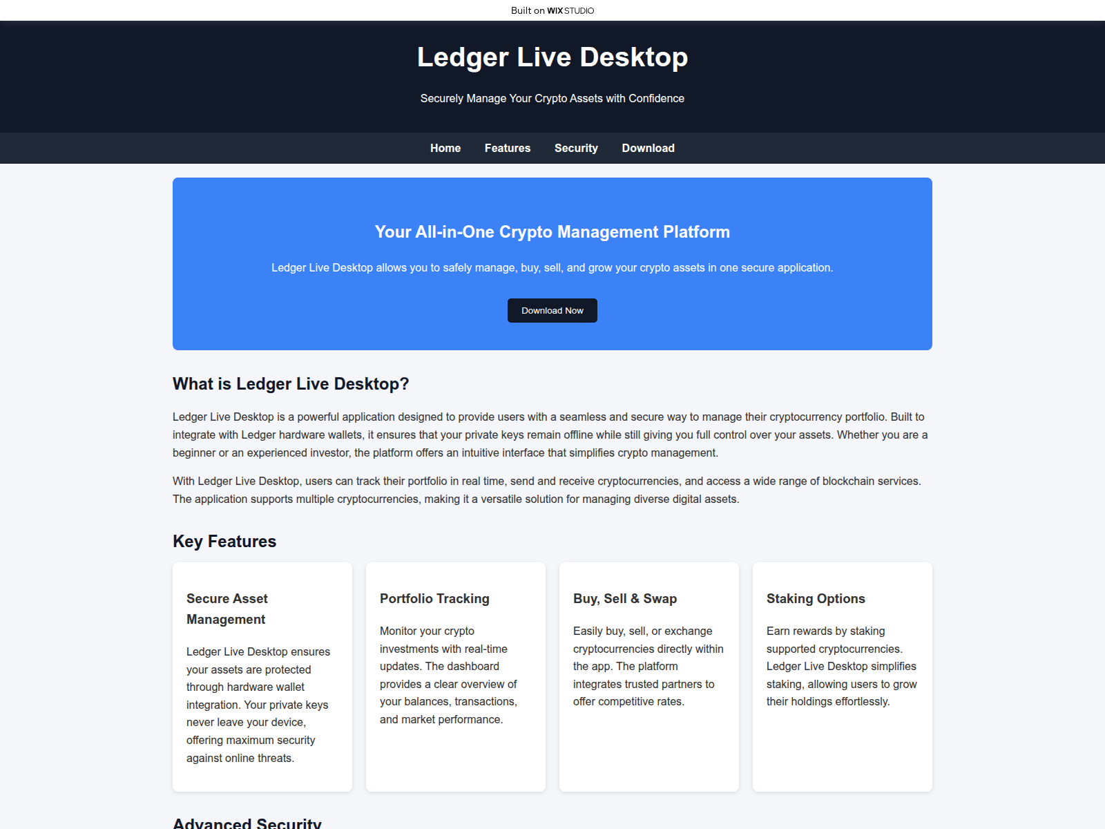 Screenshot of en-learndesktop.wixstudio.com