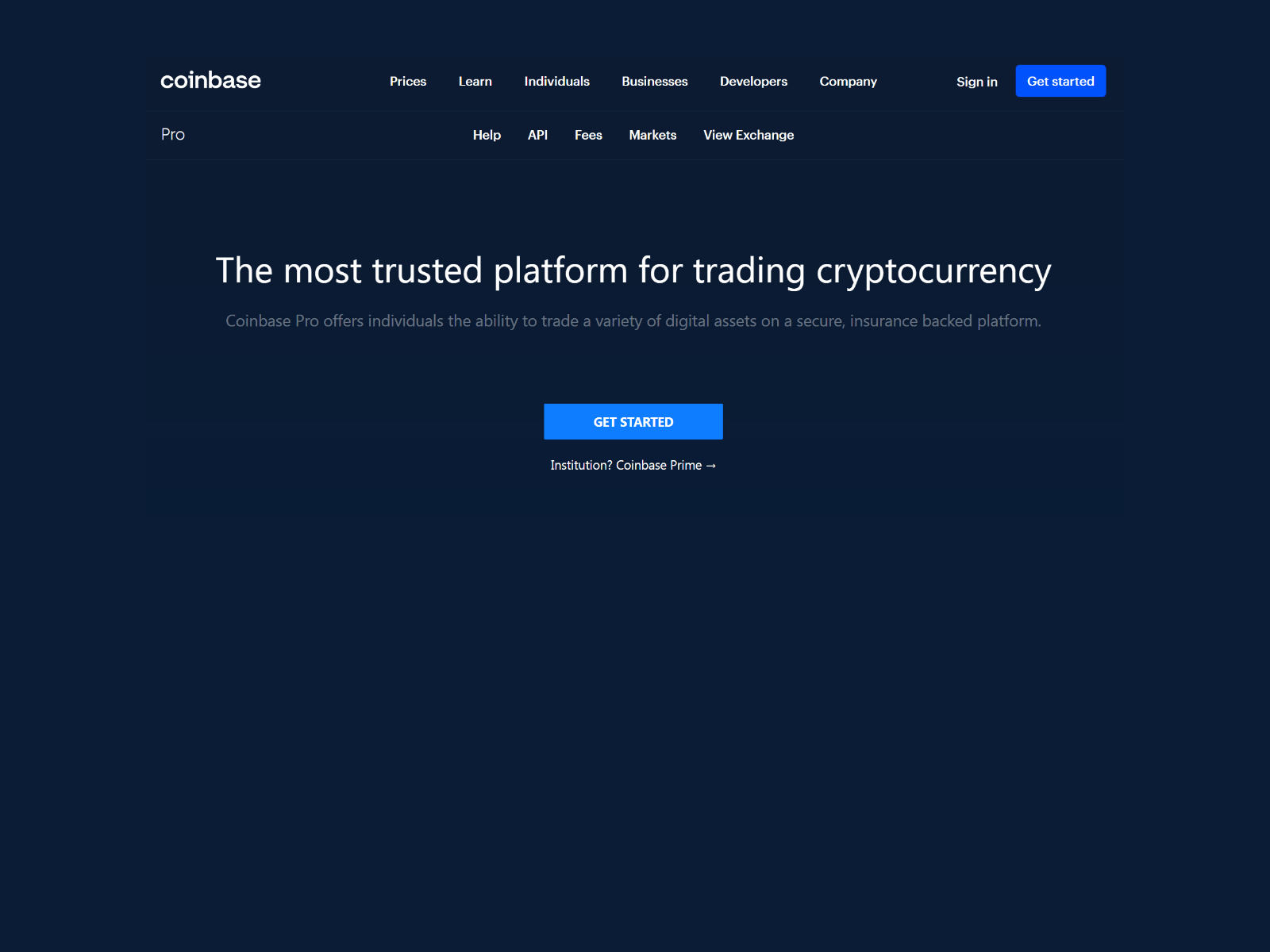 Screenshot of coinbasebasprologin.godaddysites.com