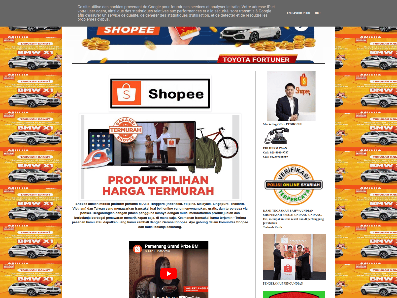 Screenshot of pt-shopee4559.blogspot.com