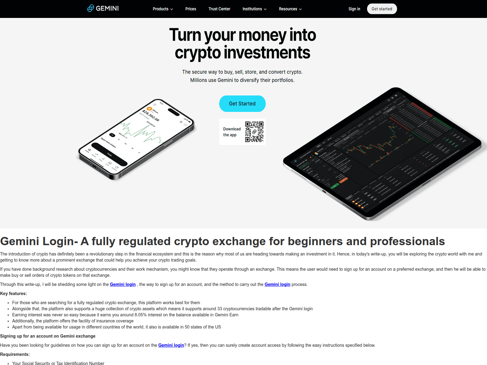 Screenshot of gigmilogeny.webflow.io