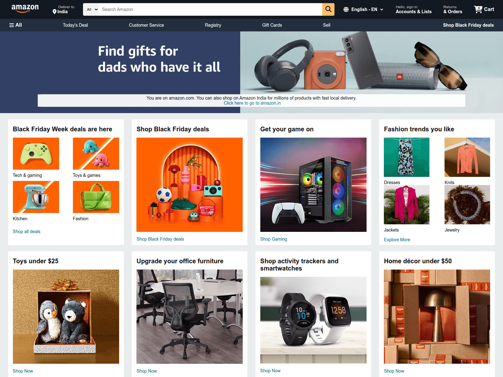 Screenshot of amazon-clone-taupe.vercel.app