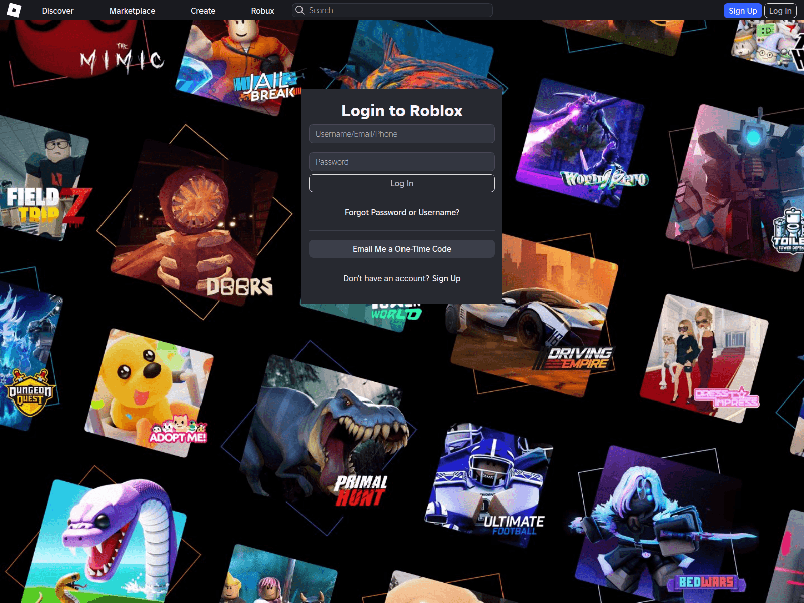 Screenshot of roblox-urlshare.com
