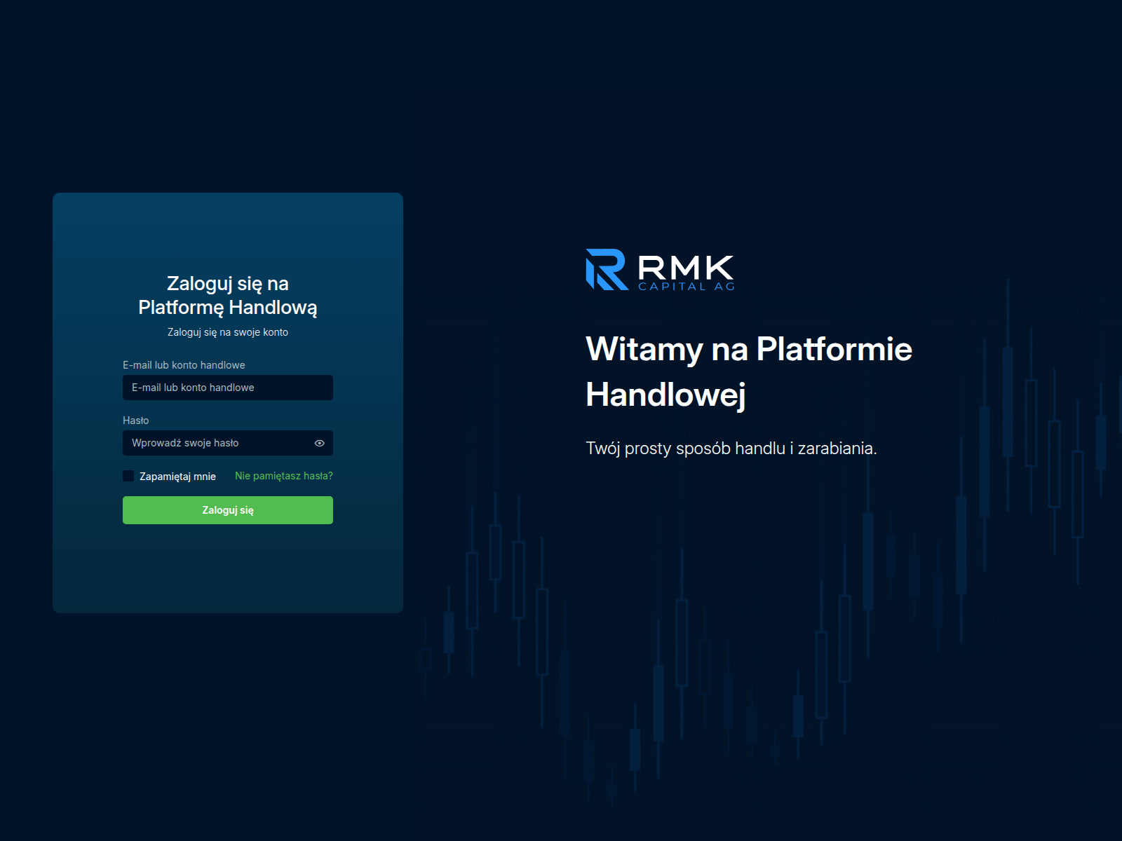 Screenshot of platform.rmkcapital.online