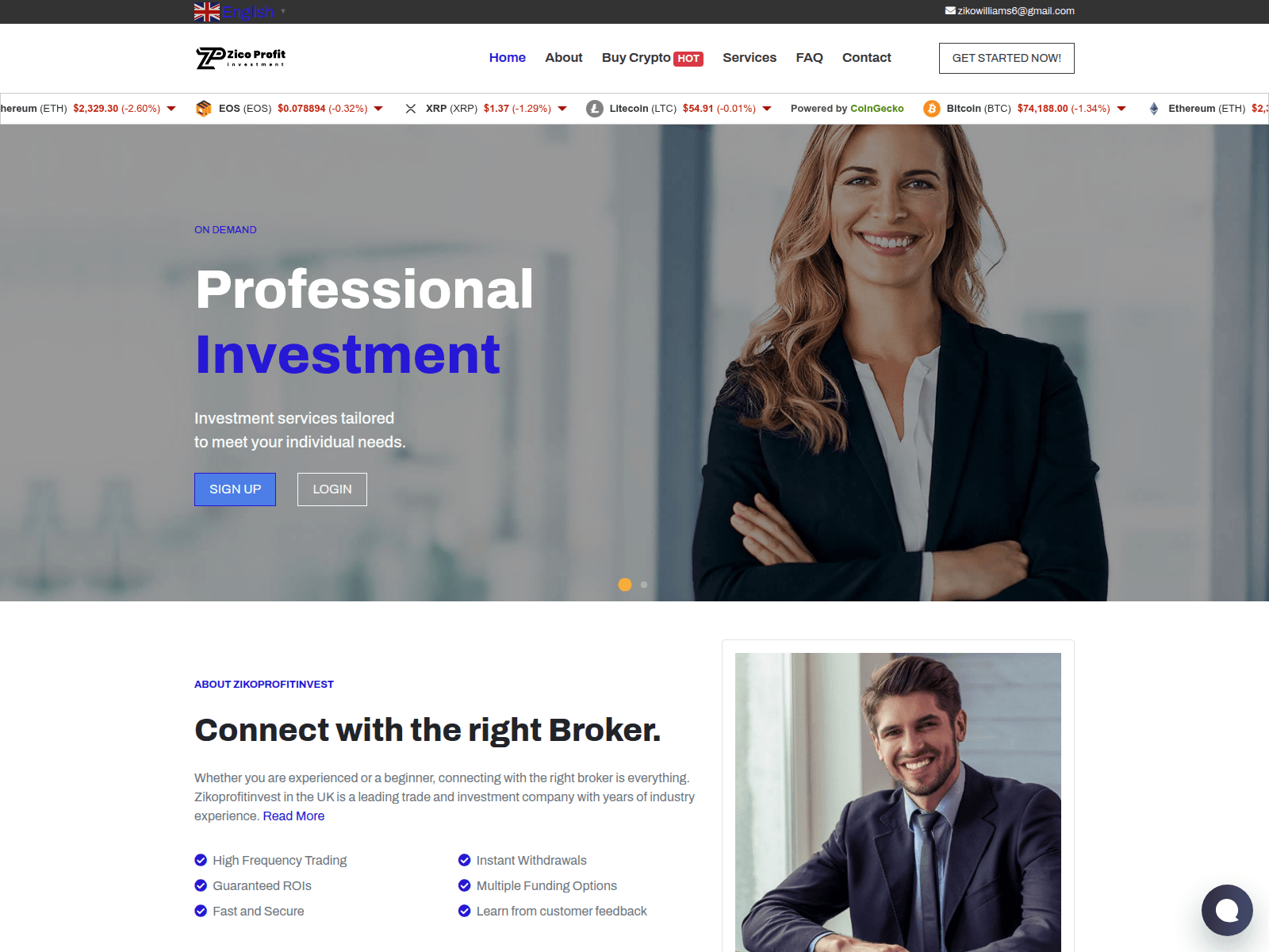 Screenshot of zikoproinv.com.momentumbn.com