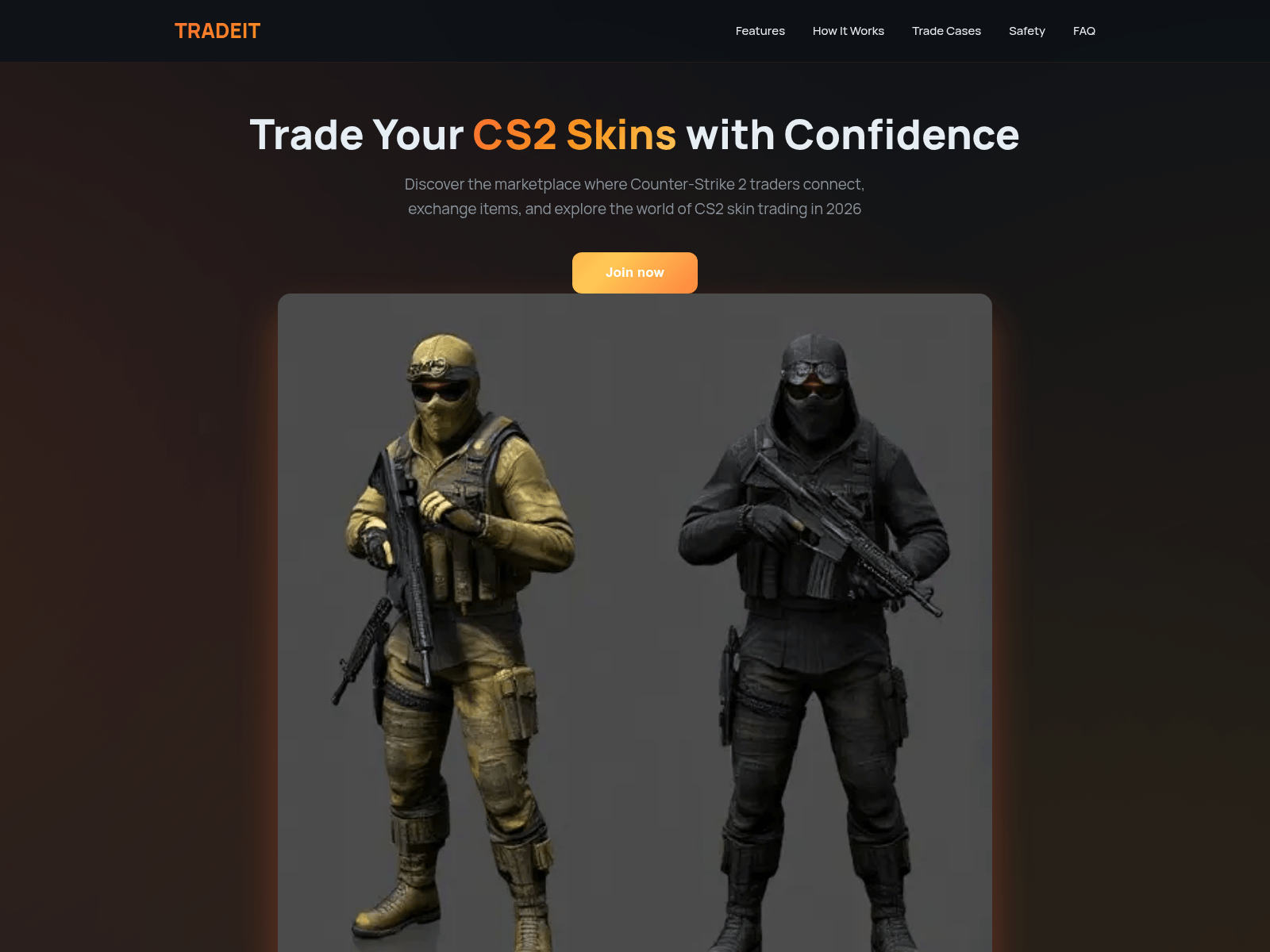 Screenshot of tradeit.com.co