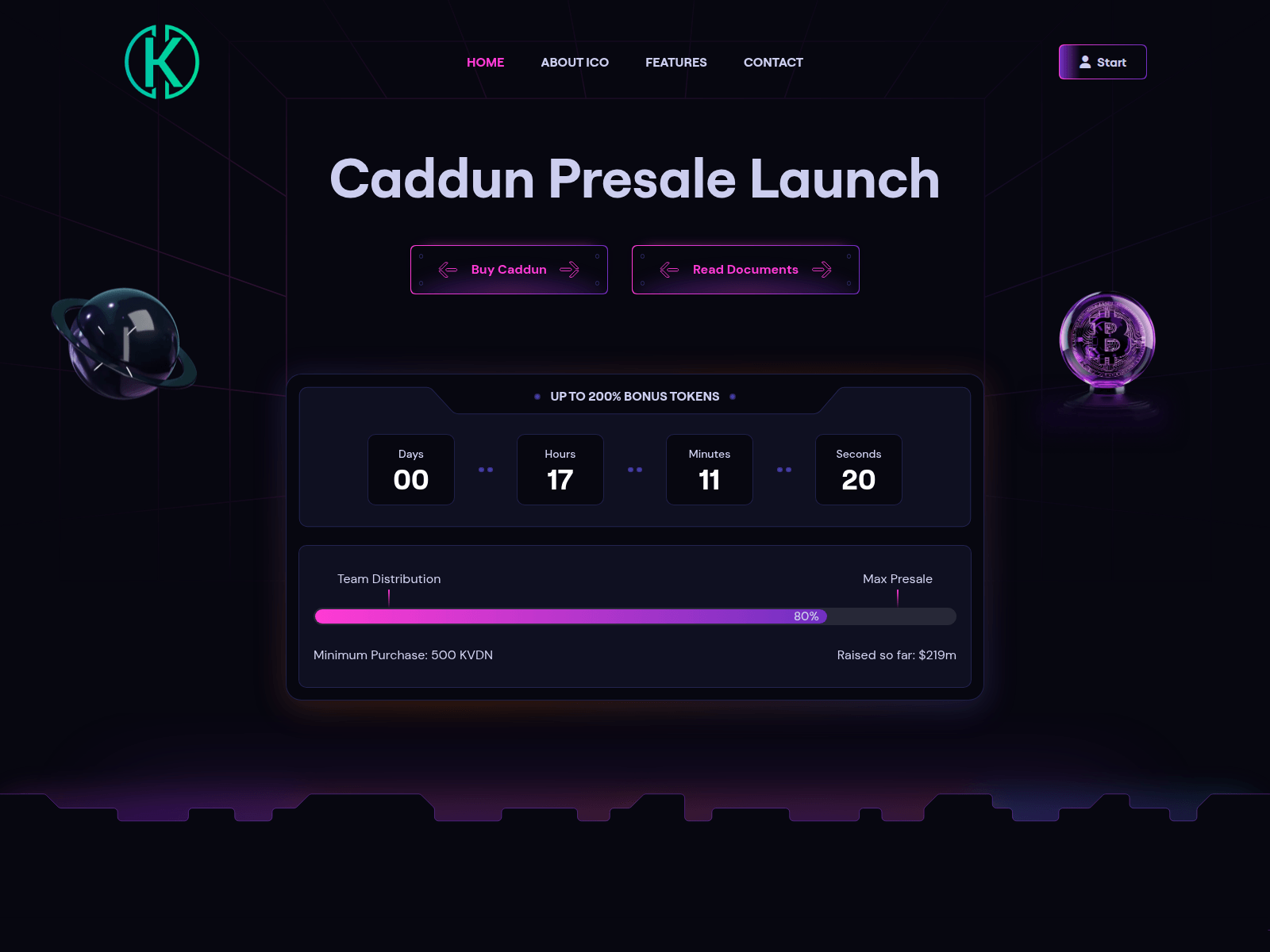 Screenshot of caddun.io