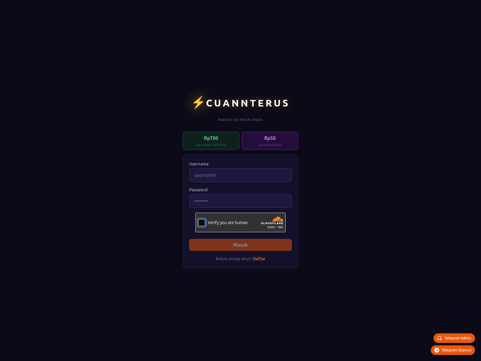 Screenshot of cuannnterus.com