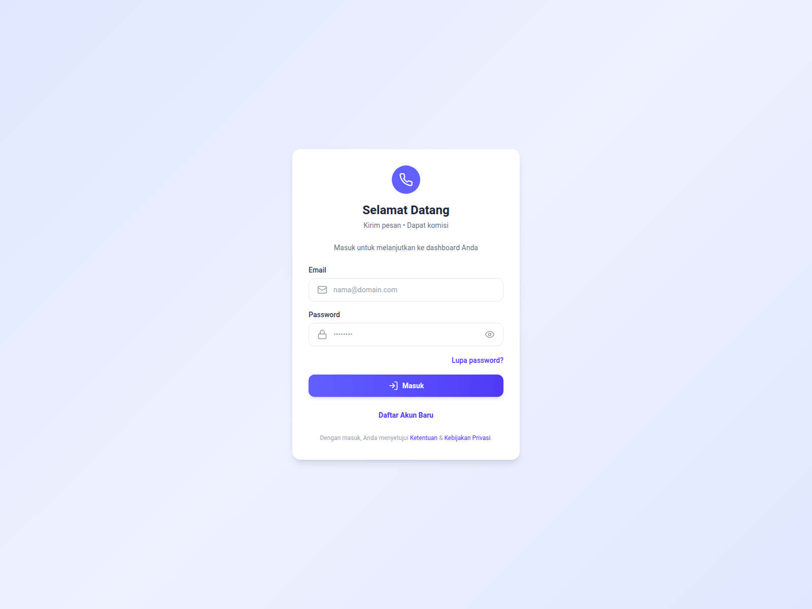 Screenshot of nyebar-wa.com