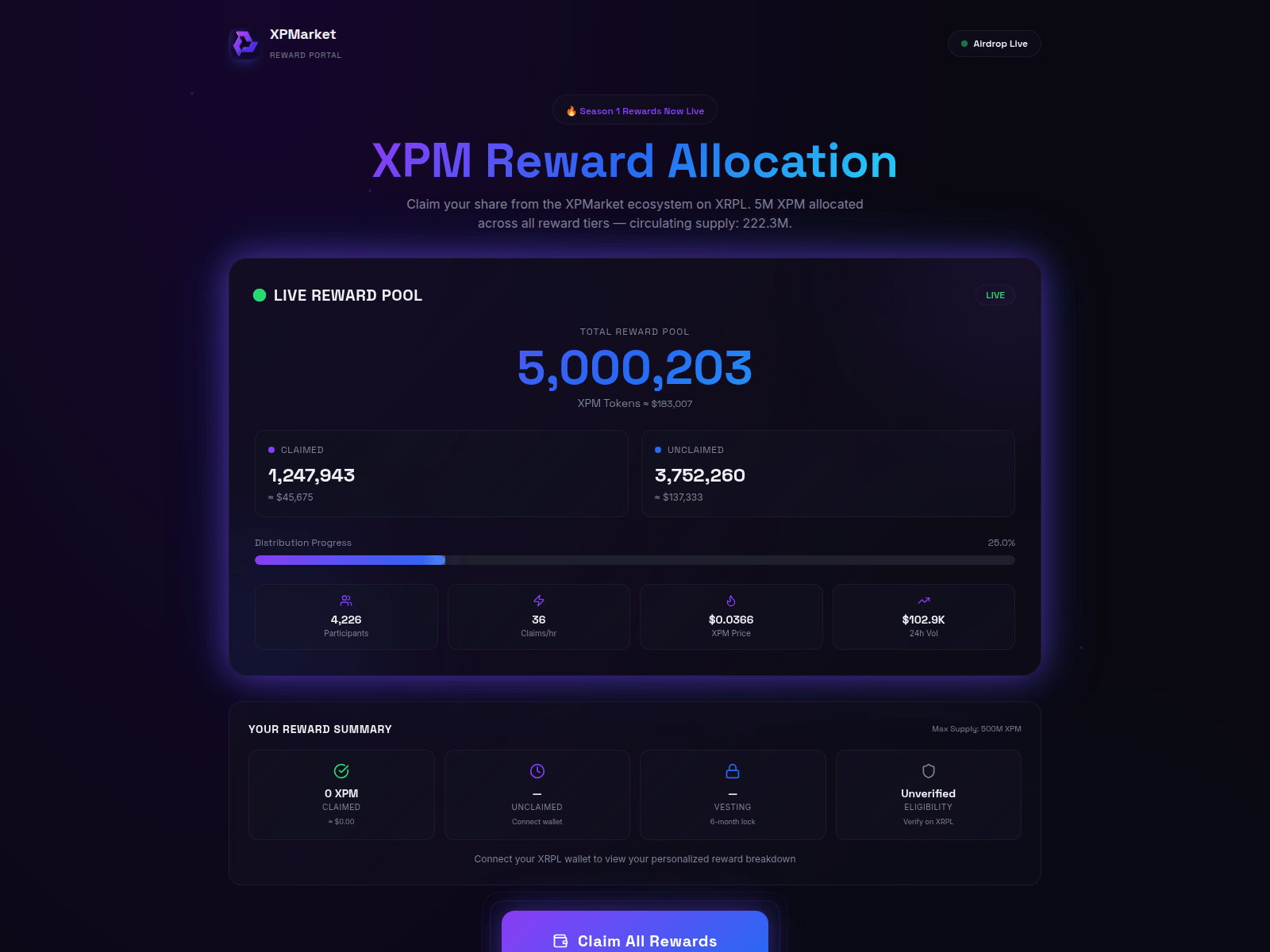 Screenshot of xpmarketeligibility.info