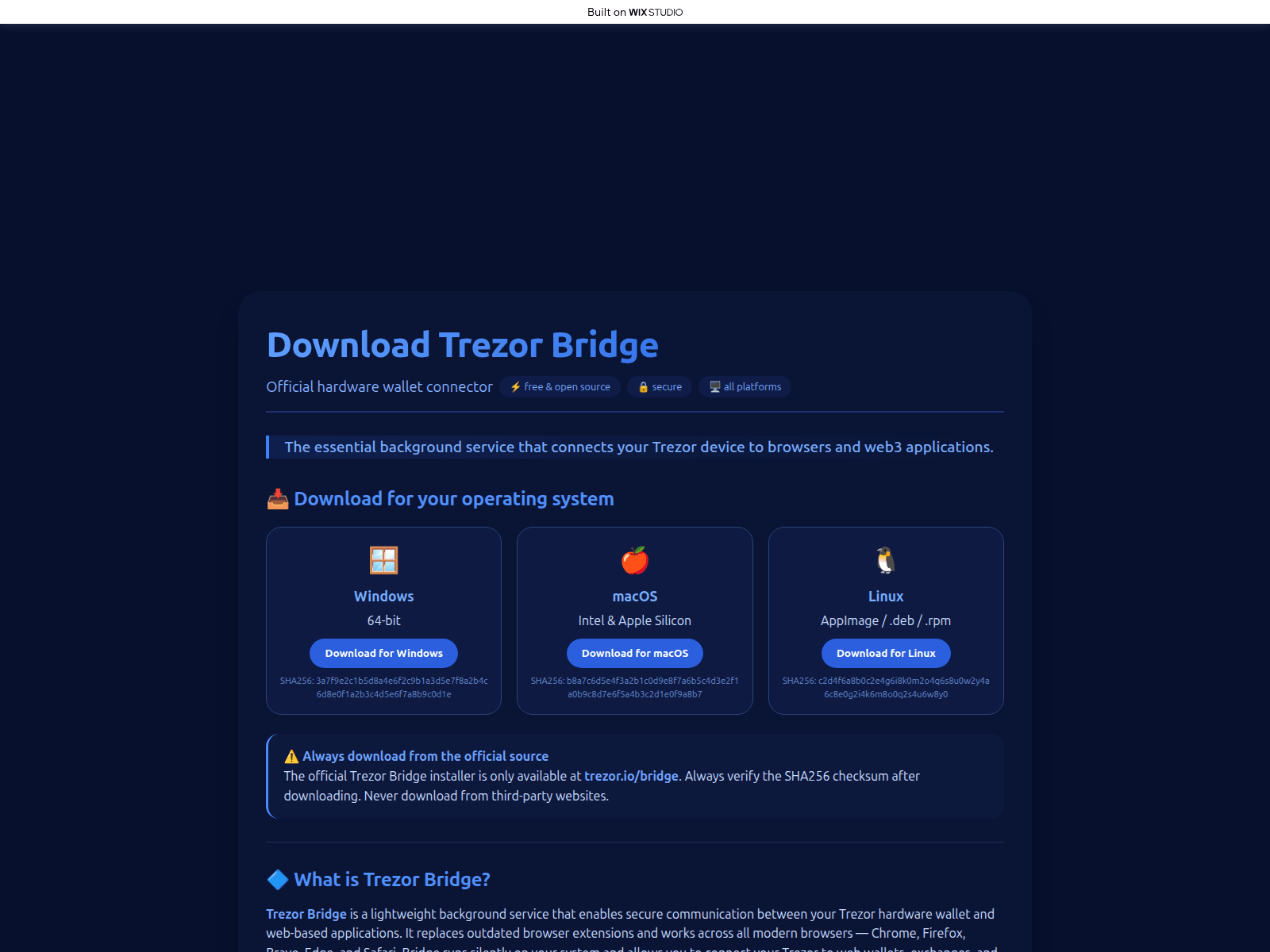 Screenshot of base-bridge.wixstudio.com
