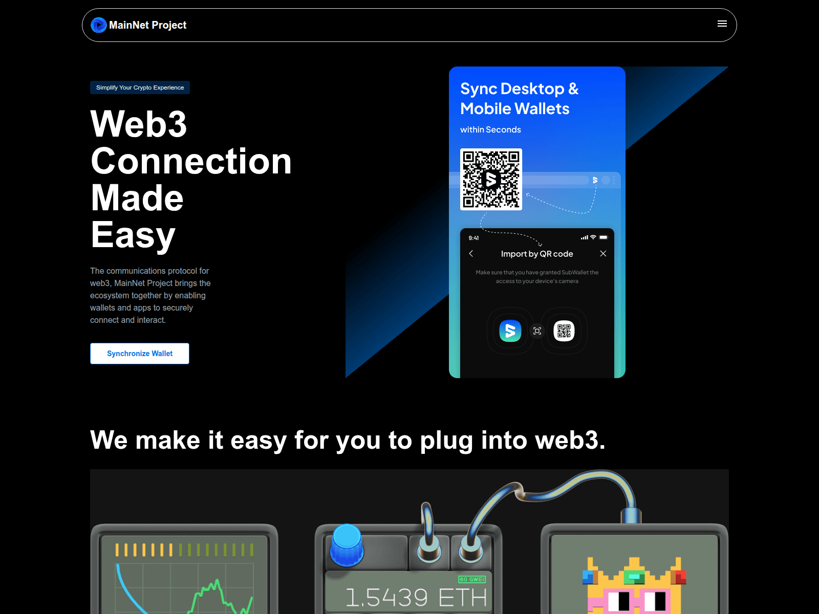 Screenshot of mainnetintegratefix.pages.dev